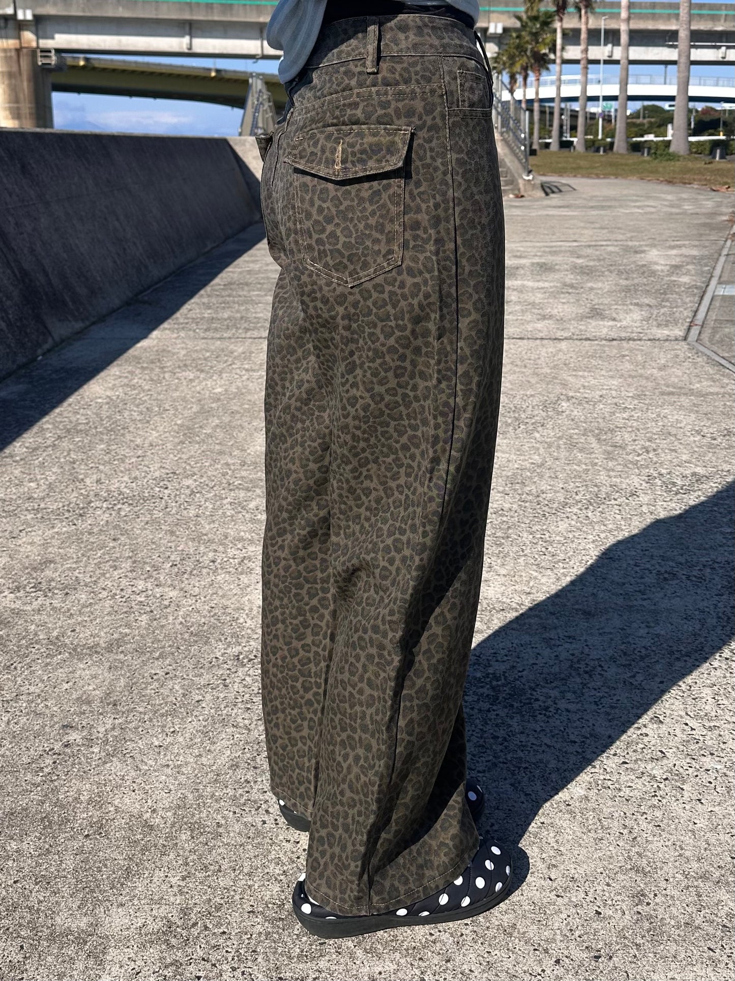 レオパードデニムパンツ DPB95068