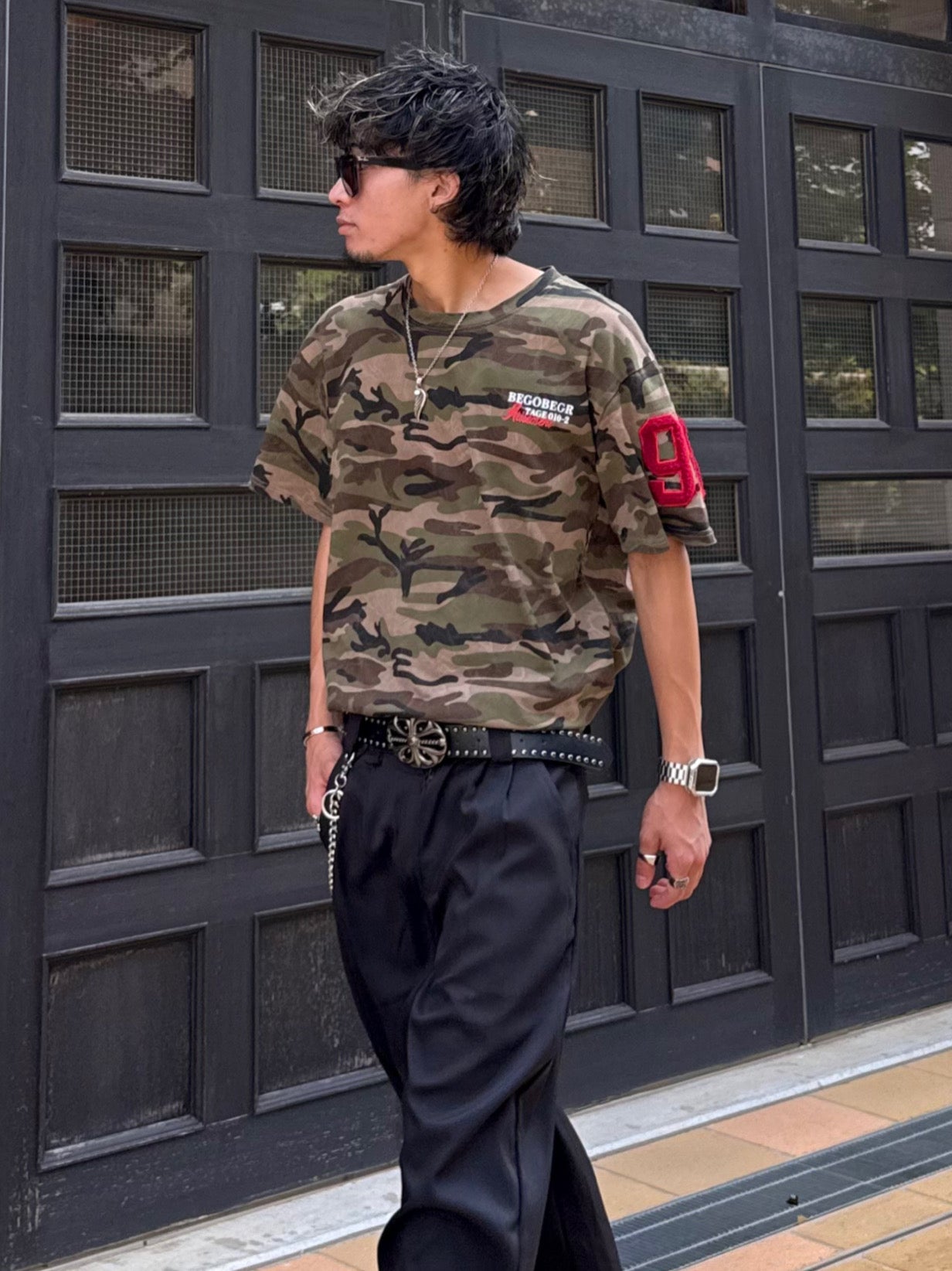 Kenshin_カモフラナンバーTシャツ DPB73344