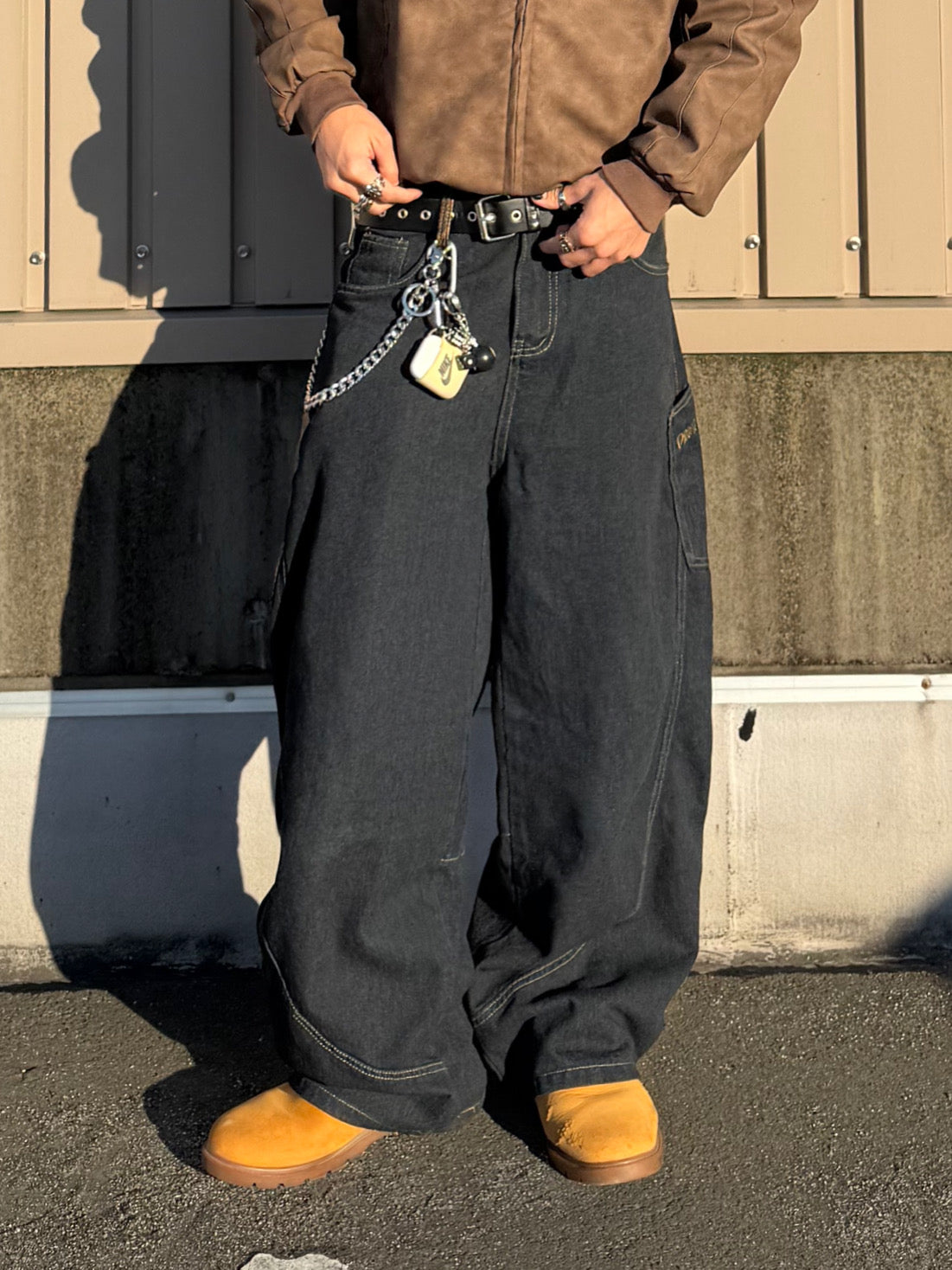 ポケットレオパードデニムパンツ DPB90059