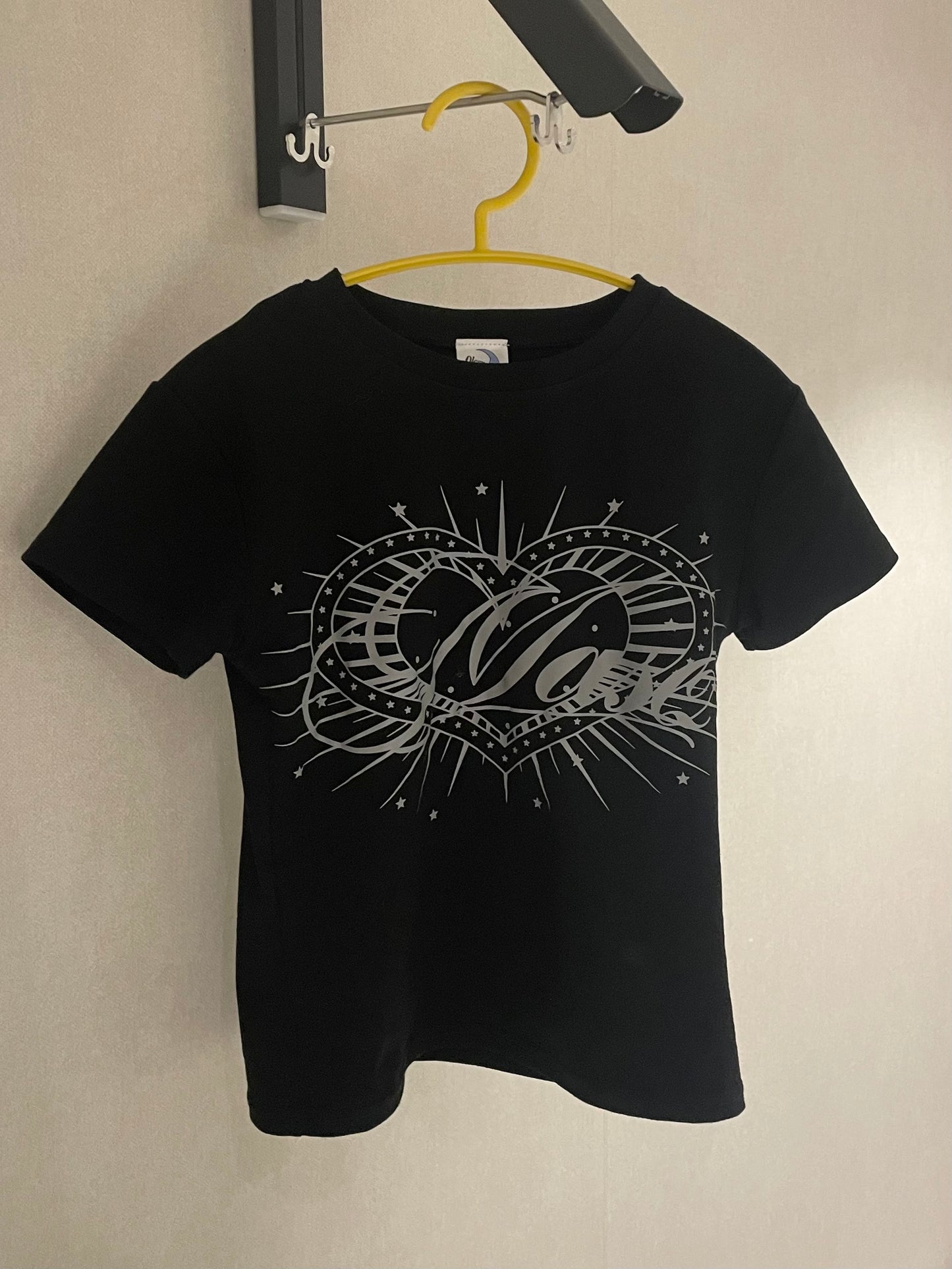 ラインストーンブラックTシャツ DPB67108