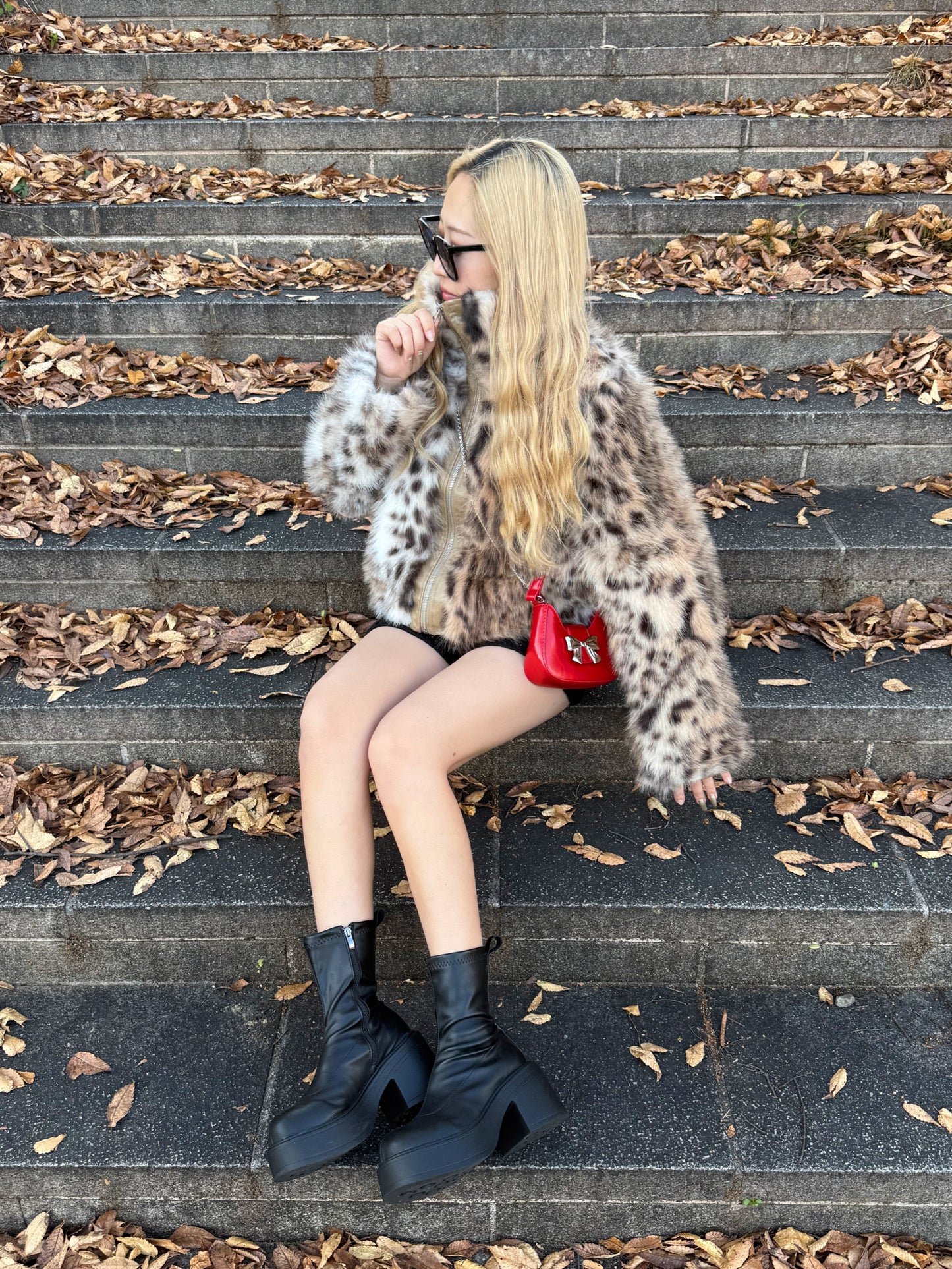 レオパードミニファーコート DPB73539