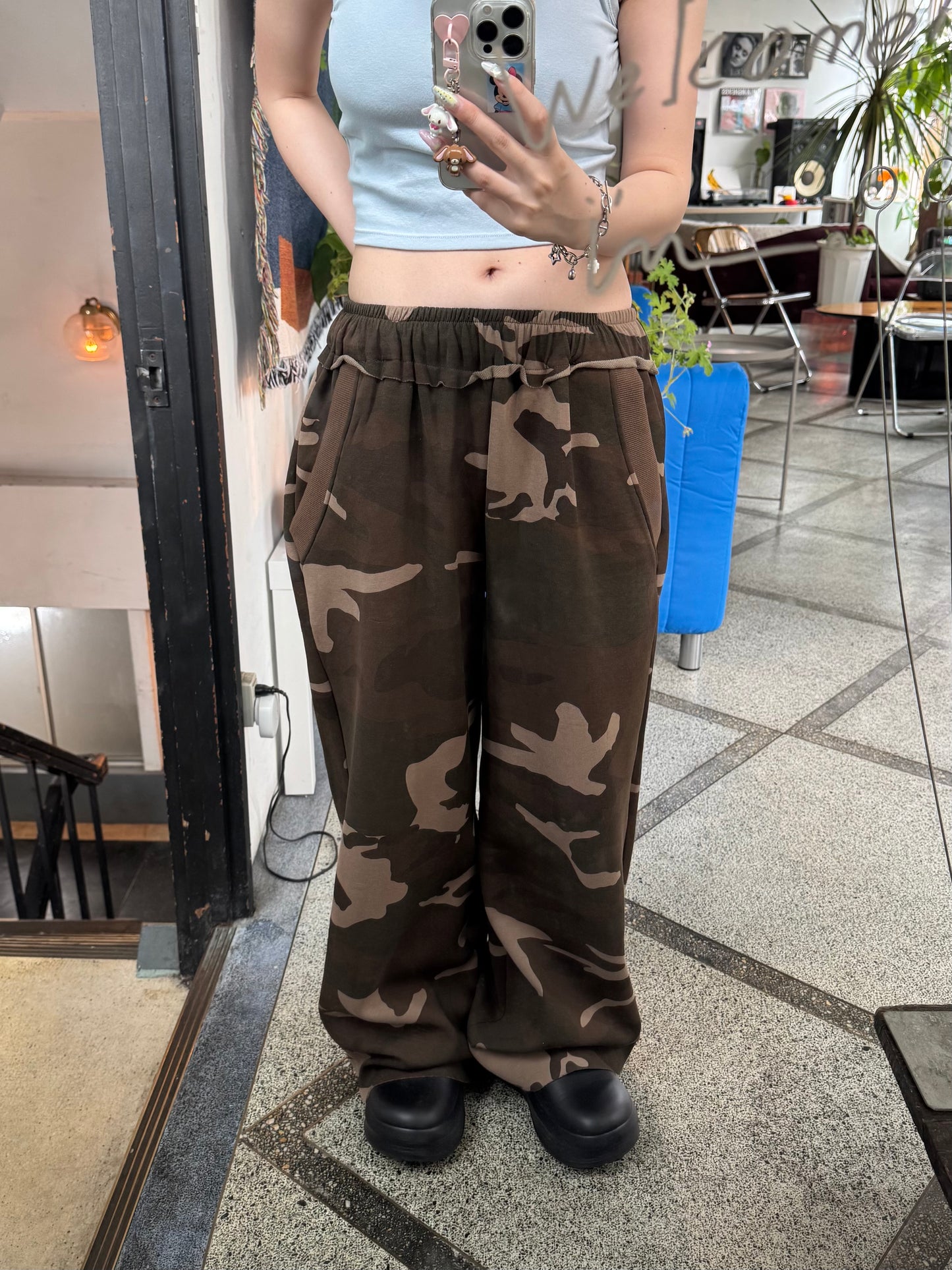 カモフラージュスウェットパンツ DPB85236