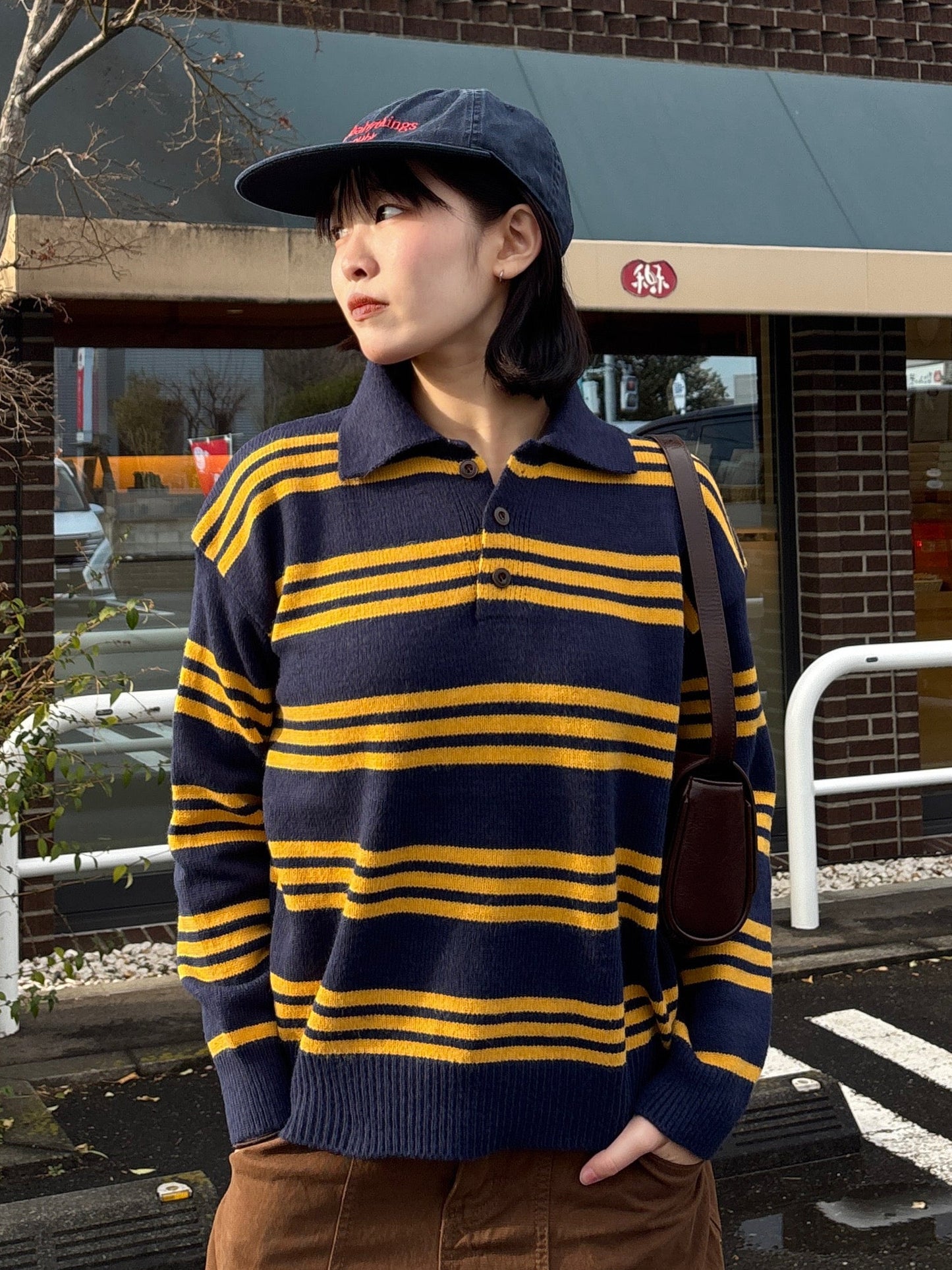 ボーダーニットポロトップス DPB63251