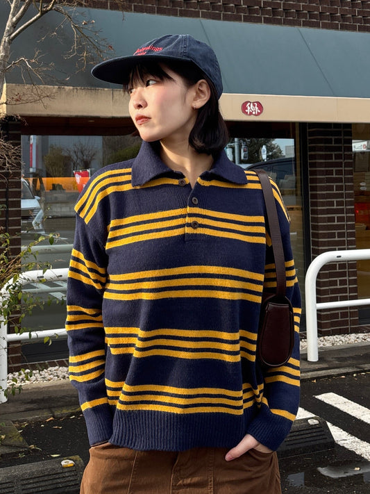 ボーダーニットポロトップス DPB63251