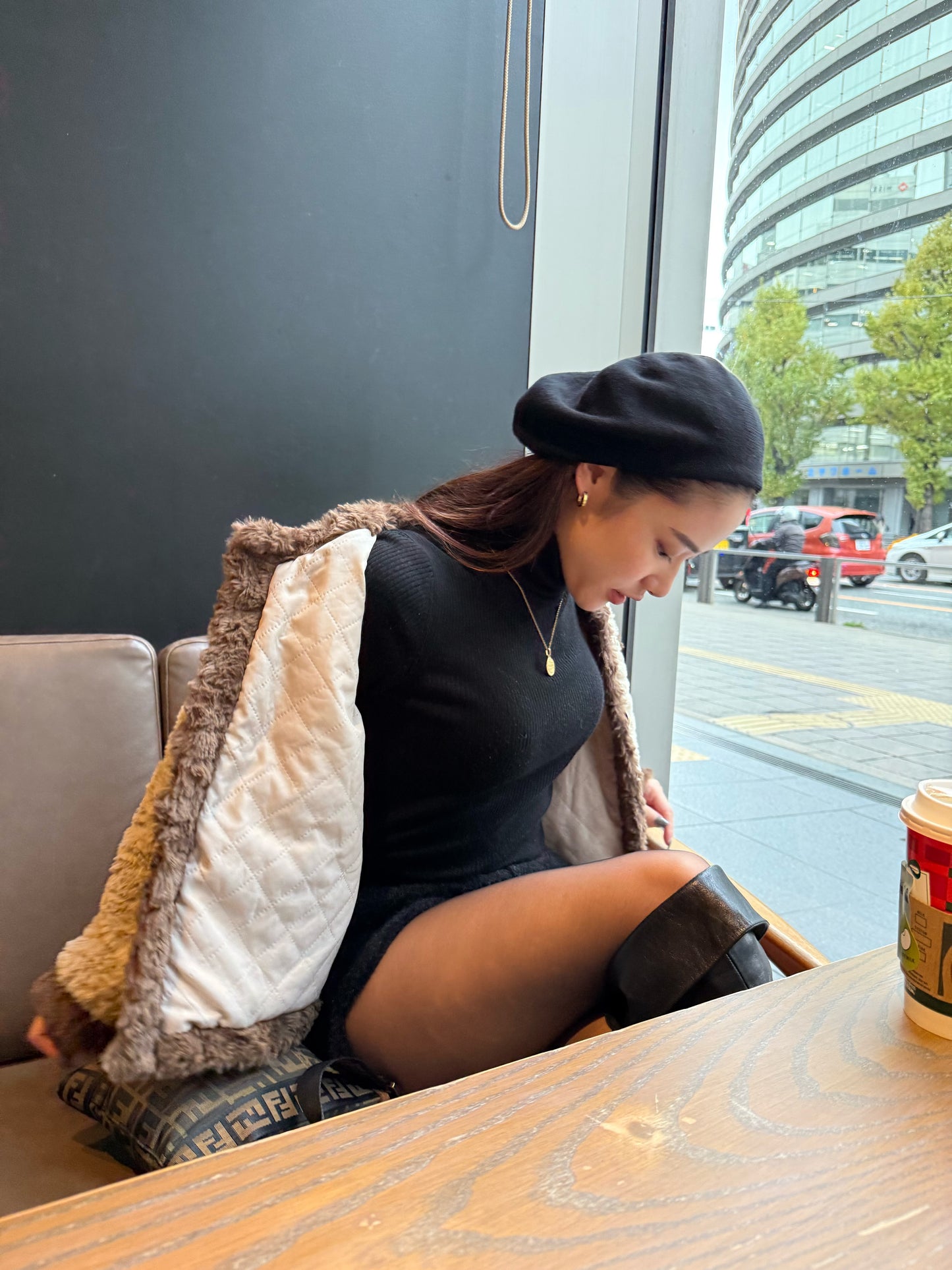 ブラウンファーコート DPB47491