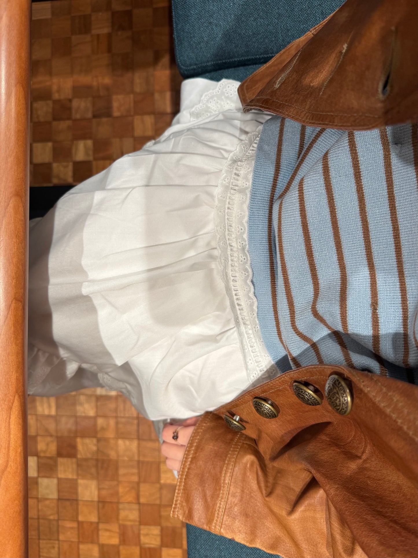 ボーダーニットトップス DPC03034