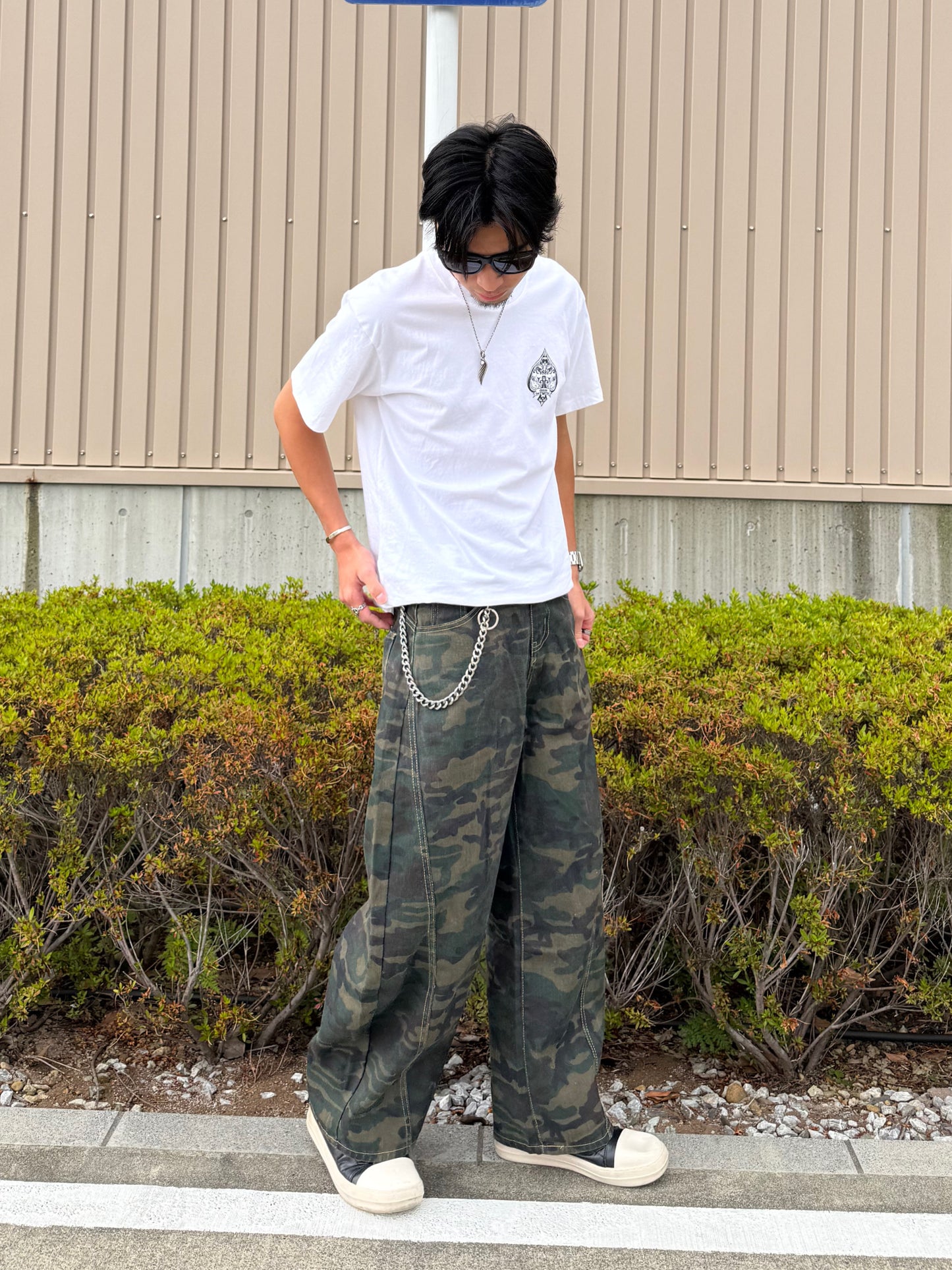 【即納】カモフラカーブシルエットパンツ DPB90226S