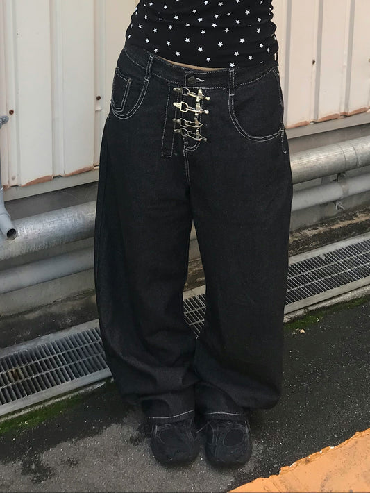 フロントデザインバギーパンツ DPB89251