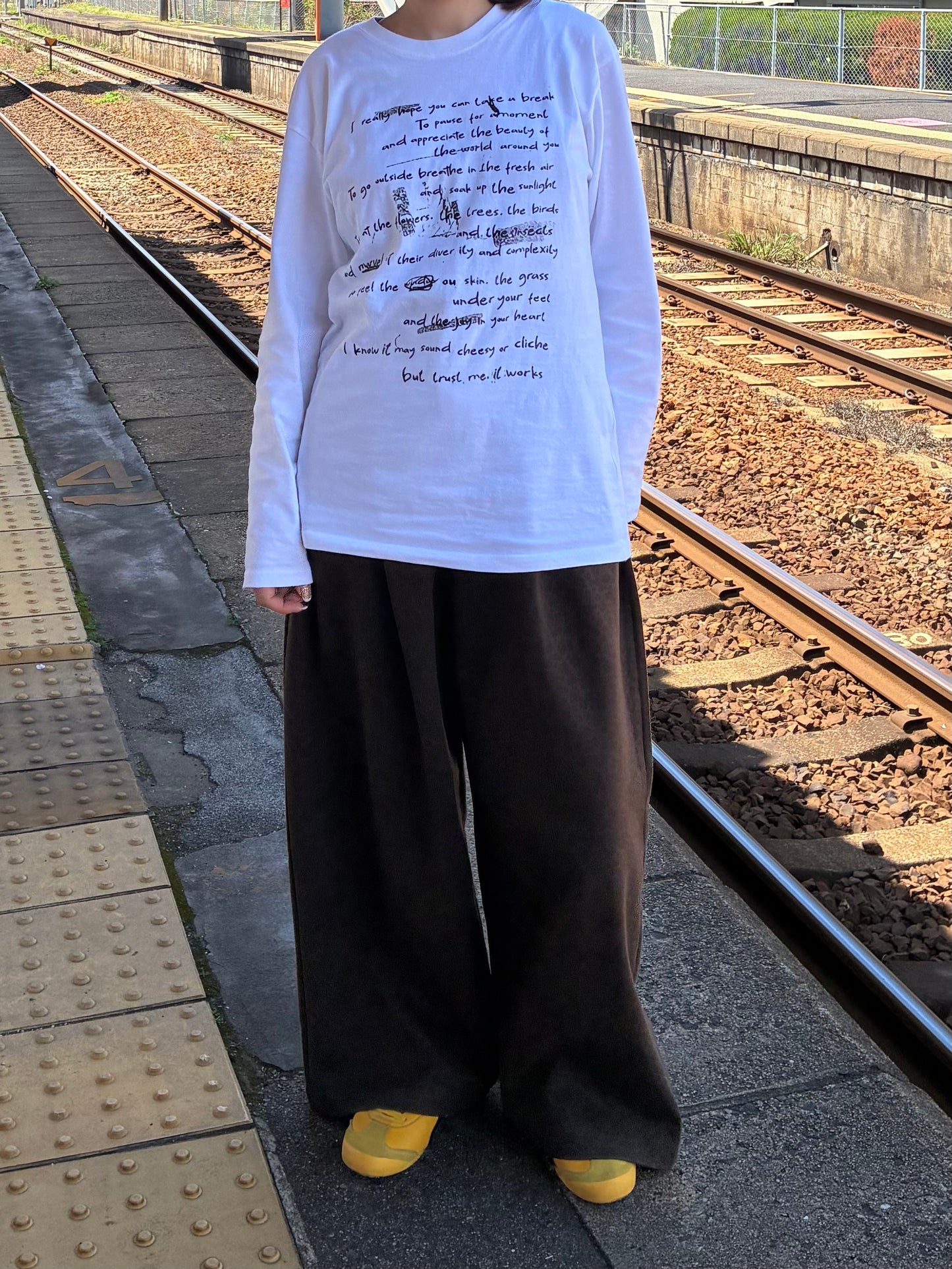 ロゴロングスリーブTシャツ DPA61463