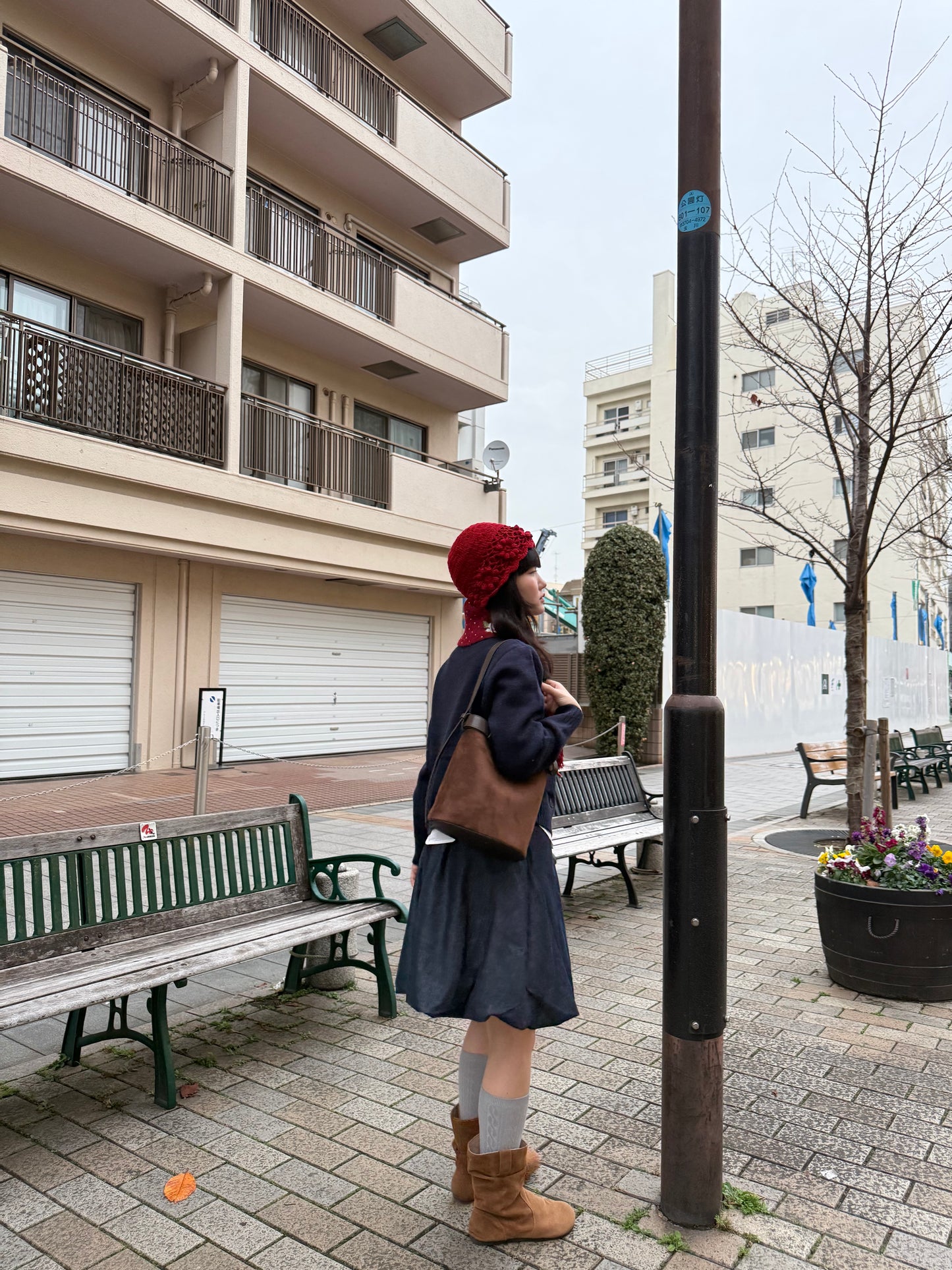 バルーンデニムミディアムスカート DPA43713