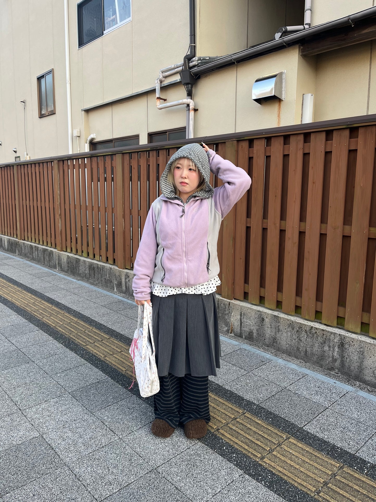 ボーダースウェットパンツ DPB97057