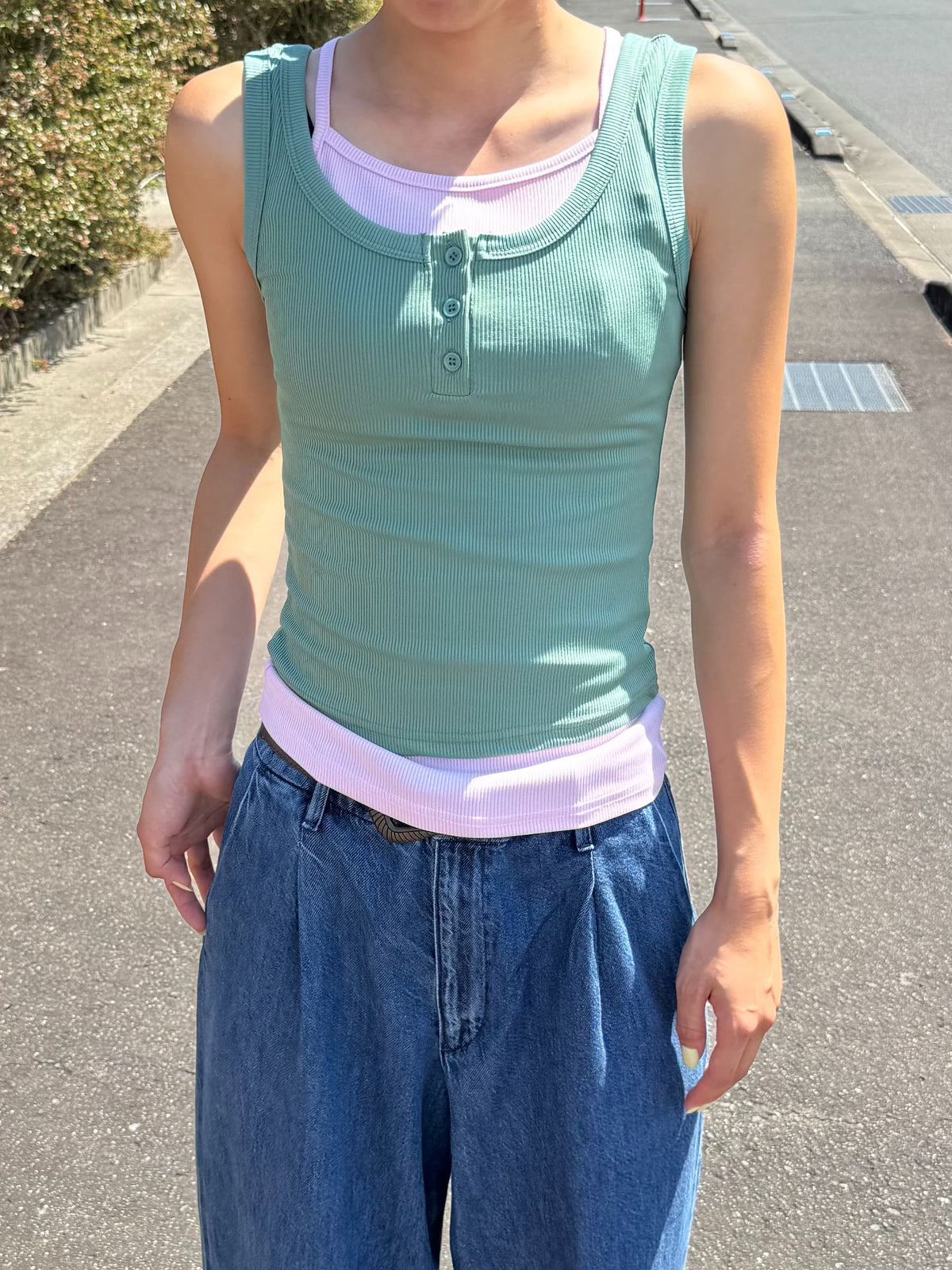 レイヤードタンクトップ DPC07052
