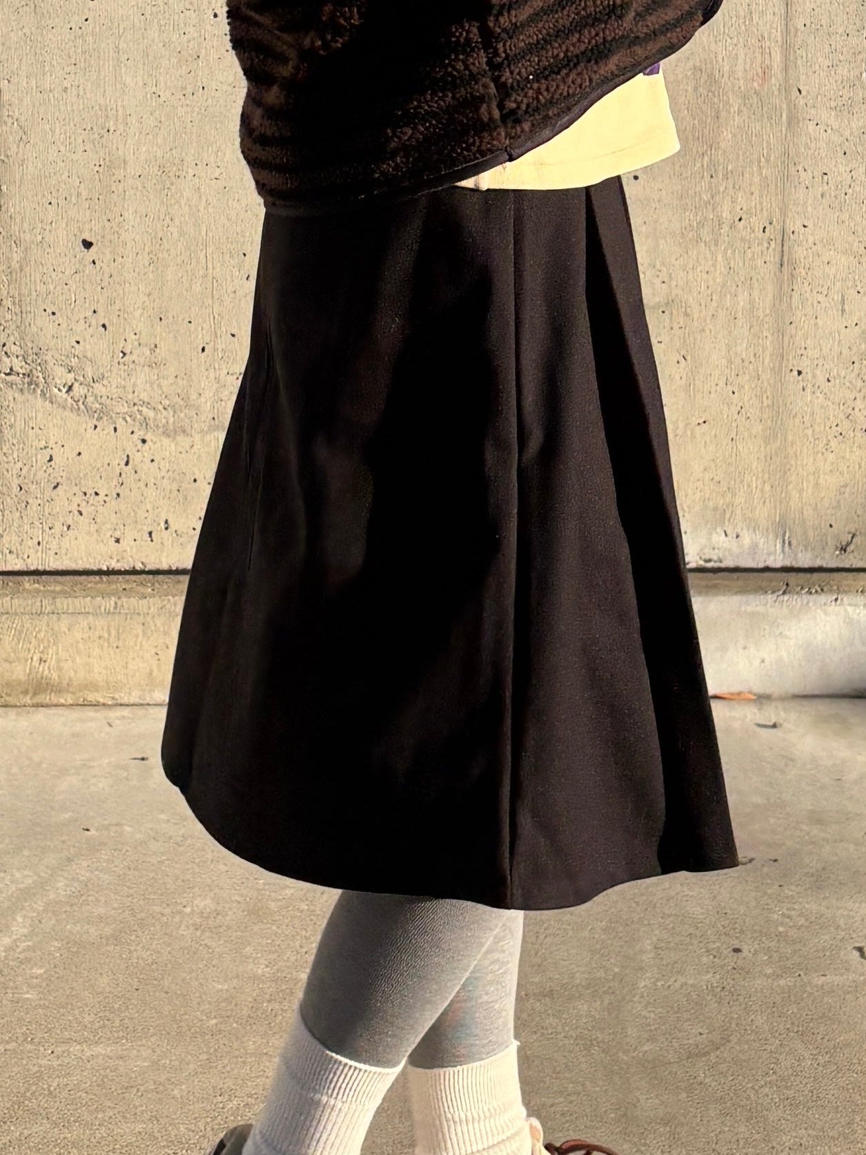 ミディアムプリーツスカート  DPB84325