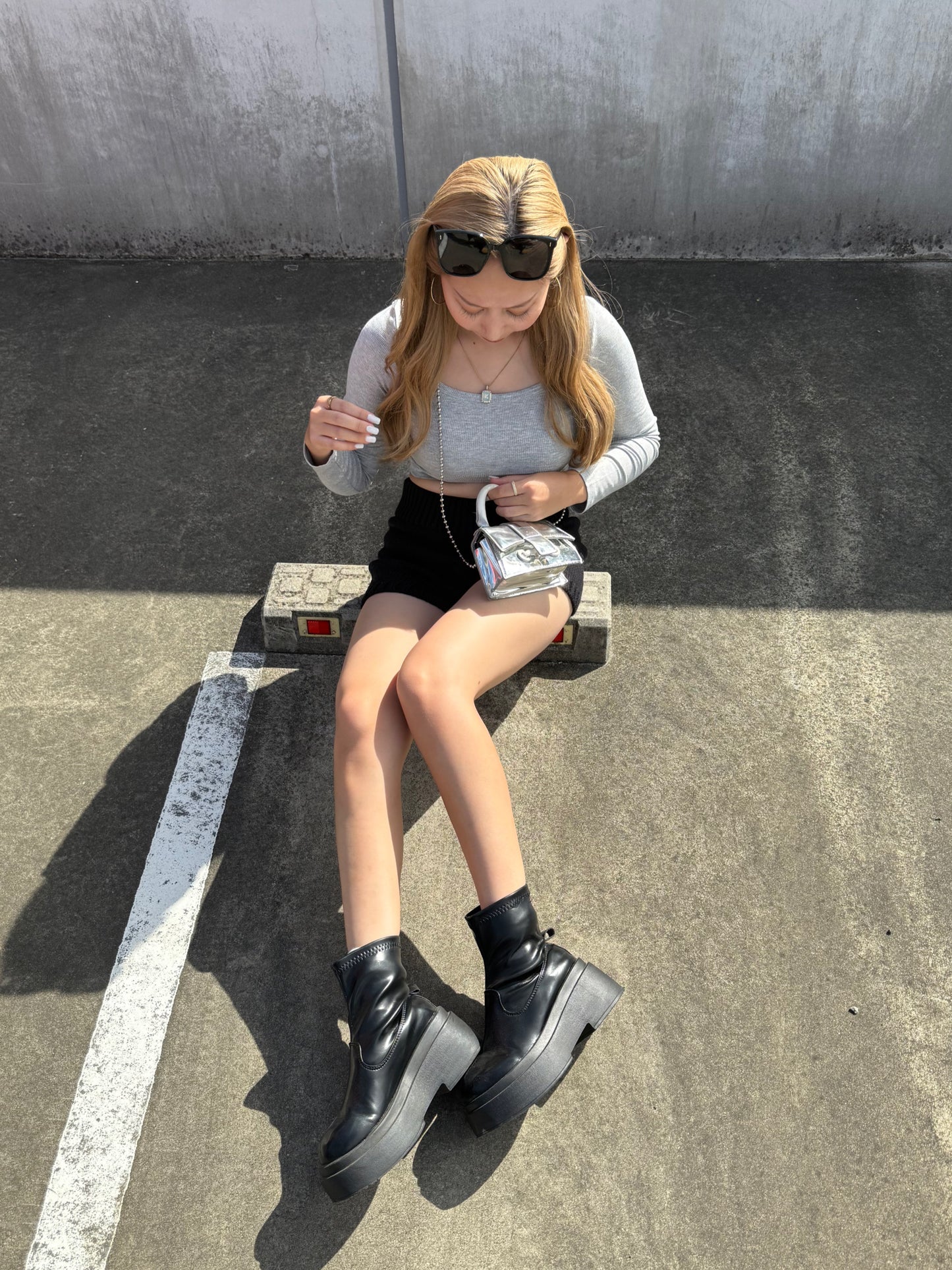 リブニットパンツ DPB73507