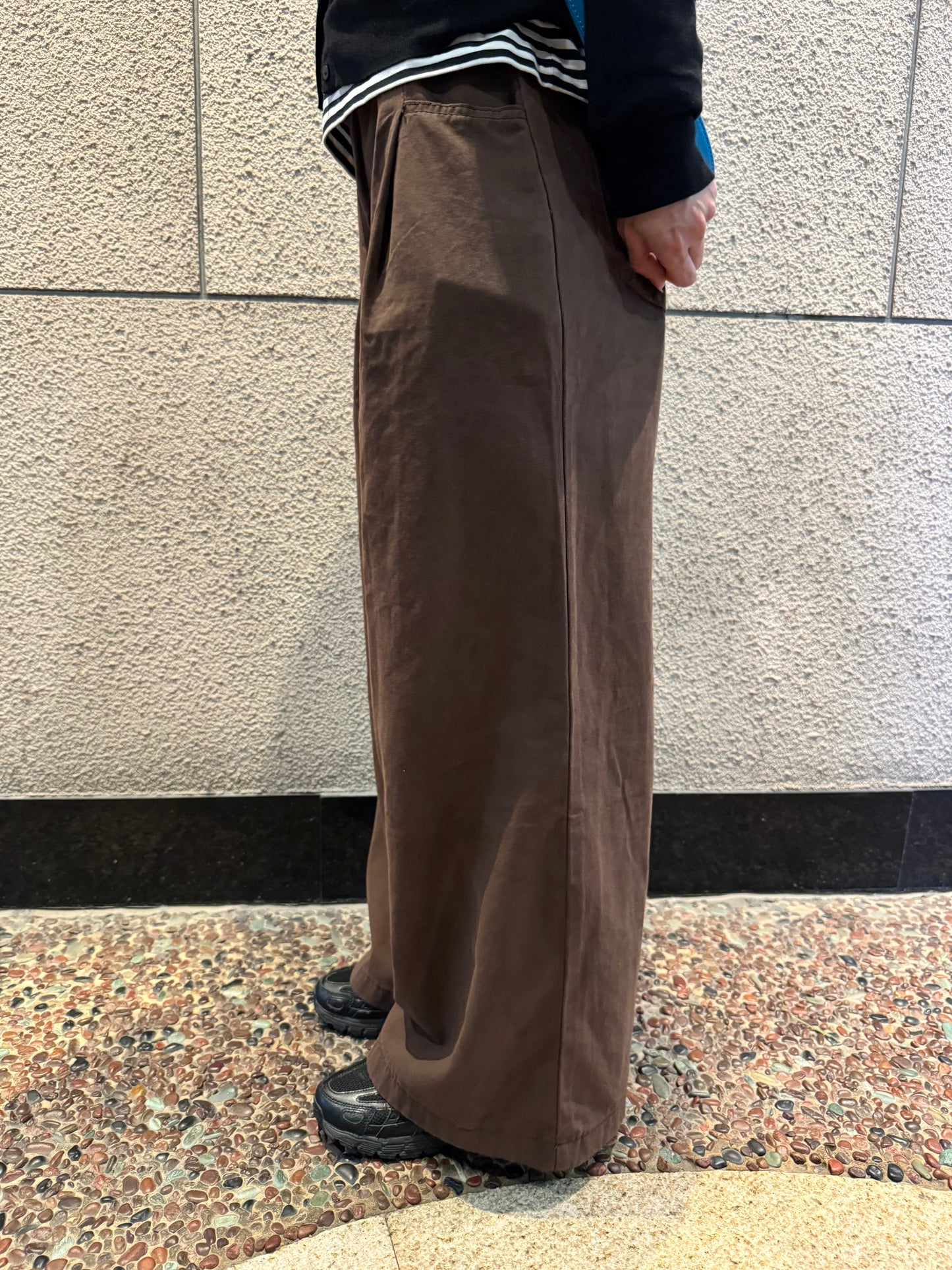 ブラウンワイドパンツ DPC07032