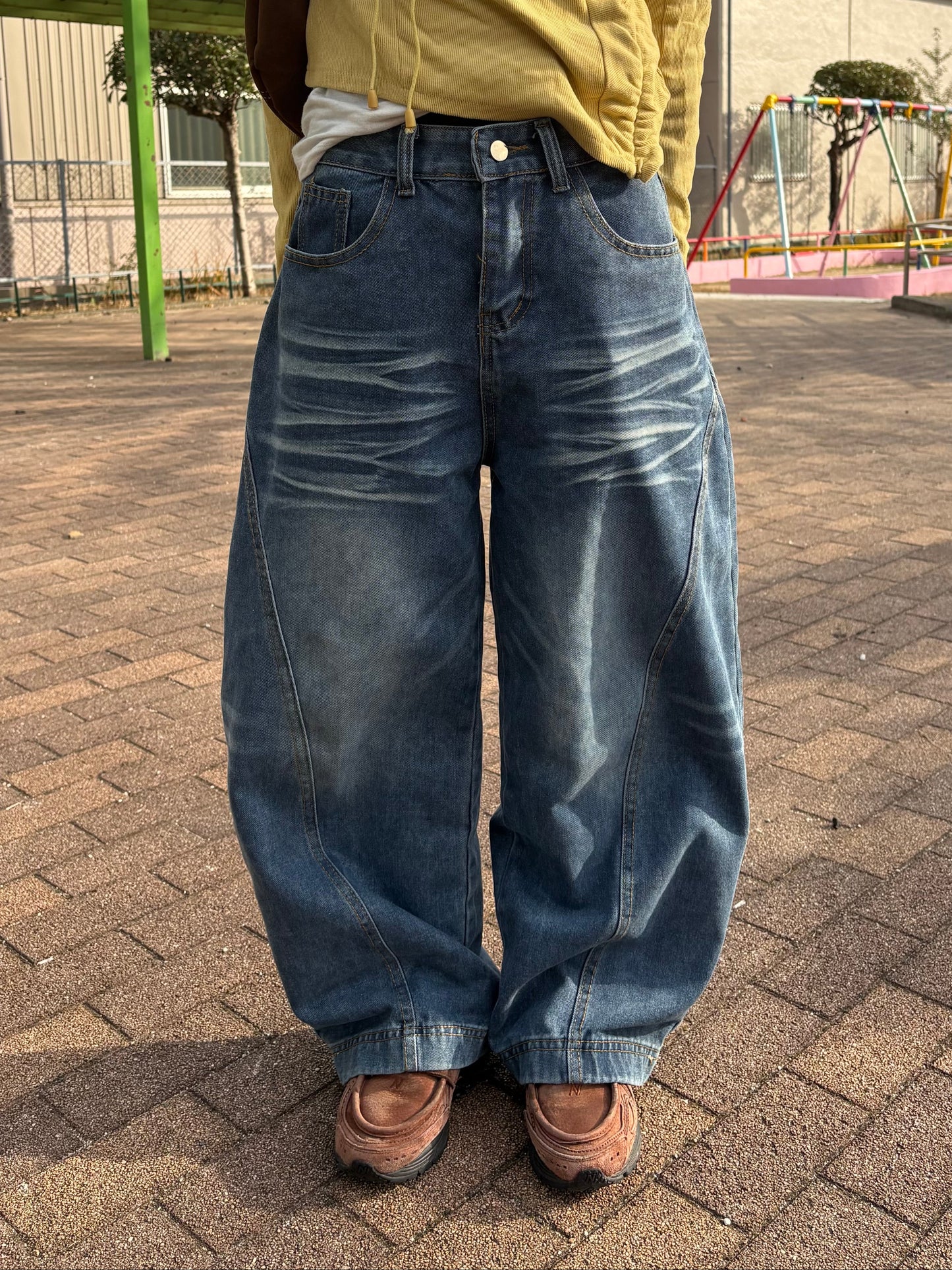 バルーンウォッシュデニムパンツ DPB99037