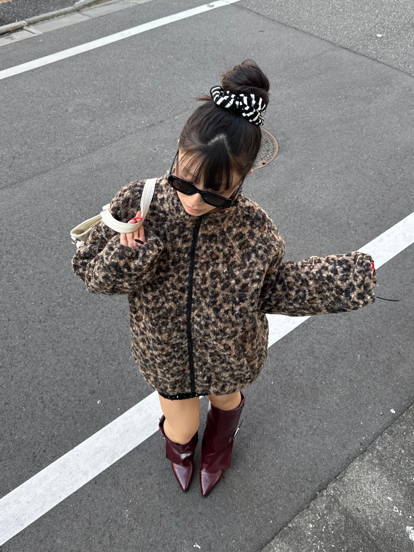 ボルドーバックルブーツ DPB86165