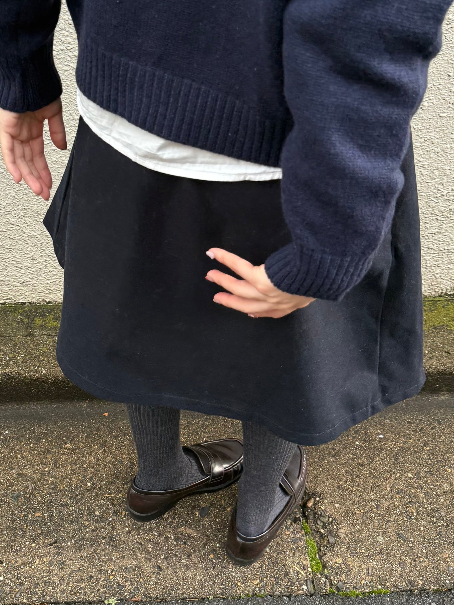 フロントプリーツミニスカート DPA43725