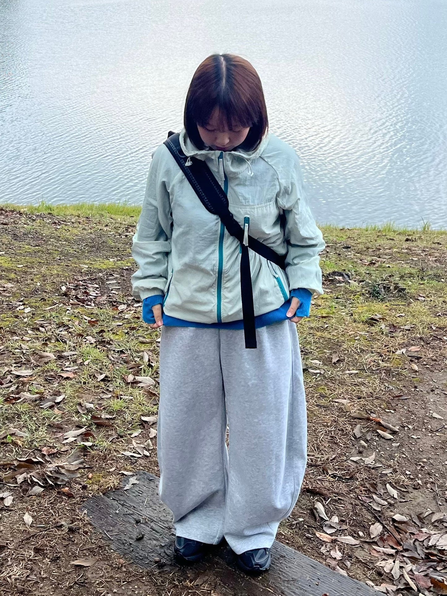 バイカラーアノラックパーカー DPB97031