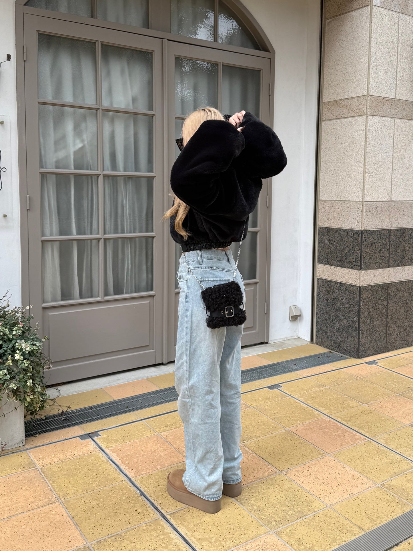 ベロアショートジャケット DPB73167