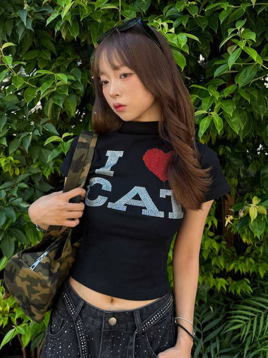 アイラブキャットTシャツ DPB86083