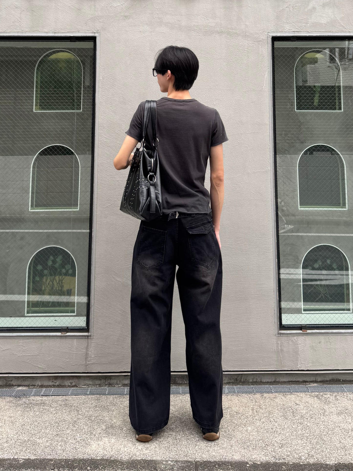 フロントスタッズデニムパンツ DPC05001