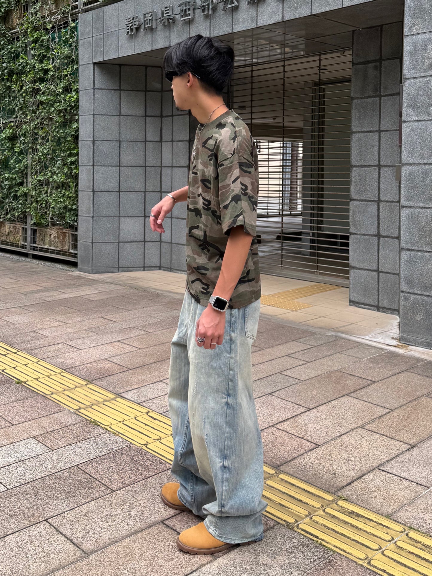 カモフラオーバーTシャツ DPB90228