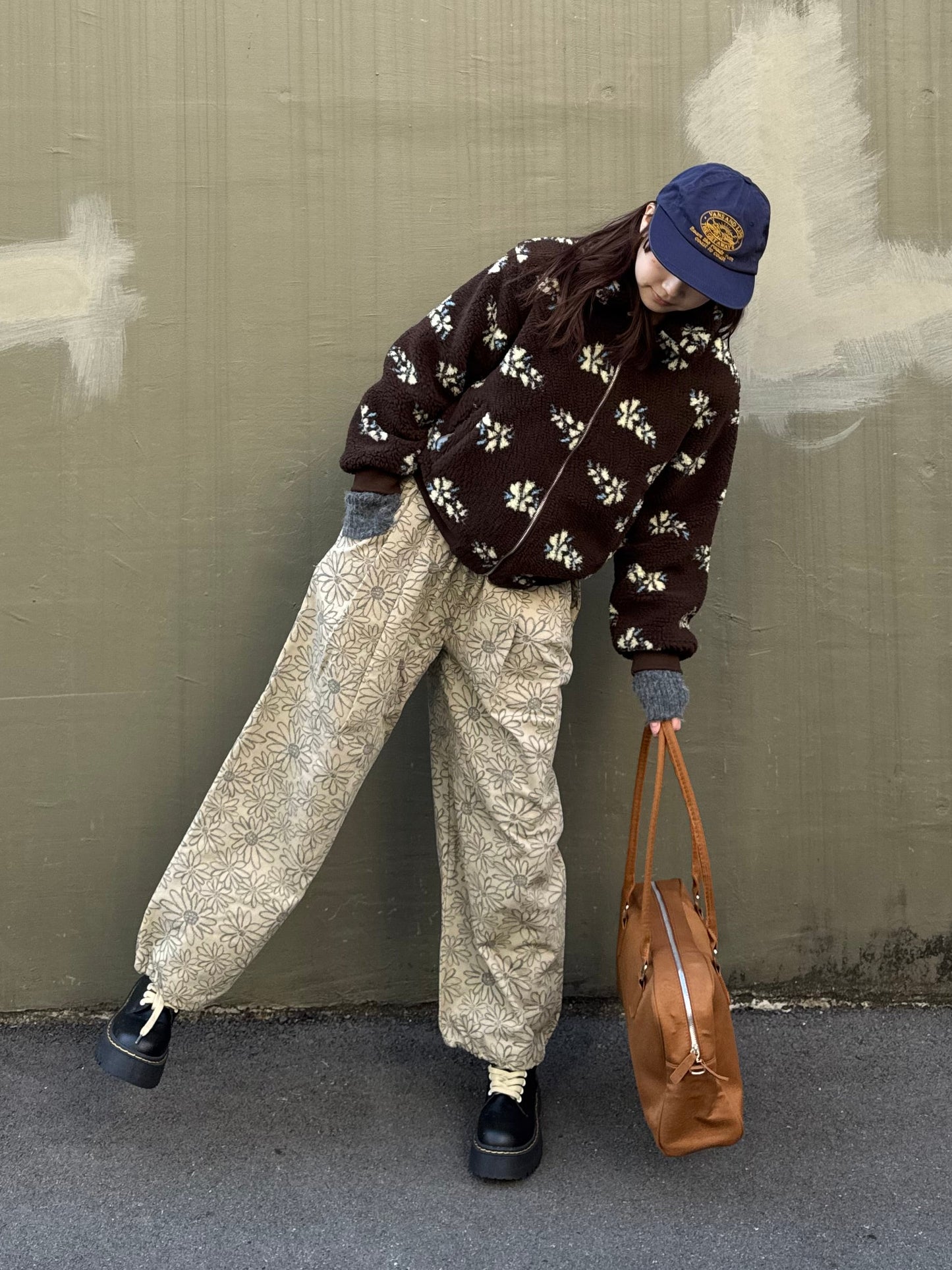 フラワータックパンツ DPB91108