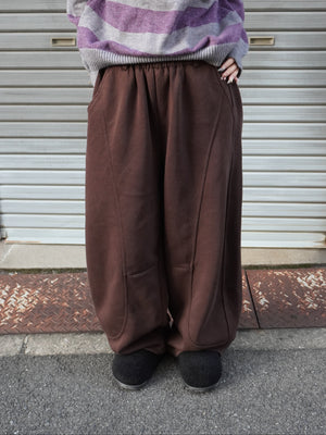 ニットベルトバルーンスウェットパンツ DPB85360