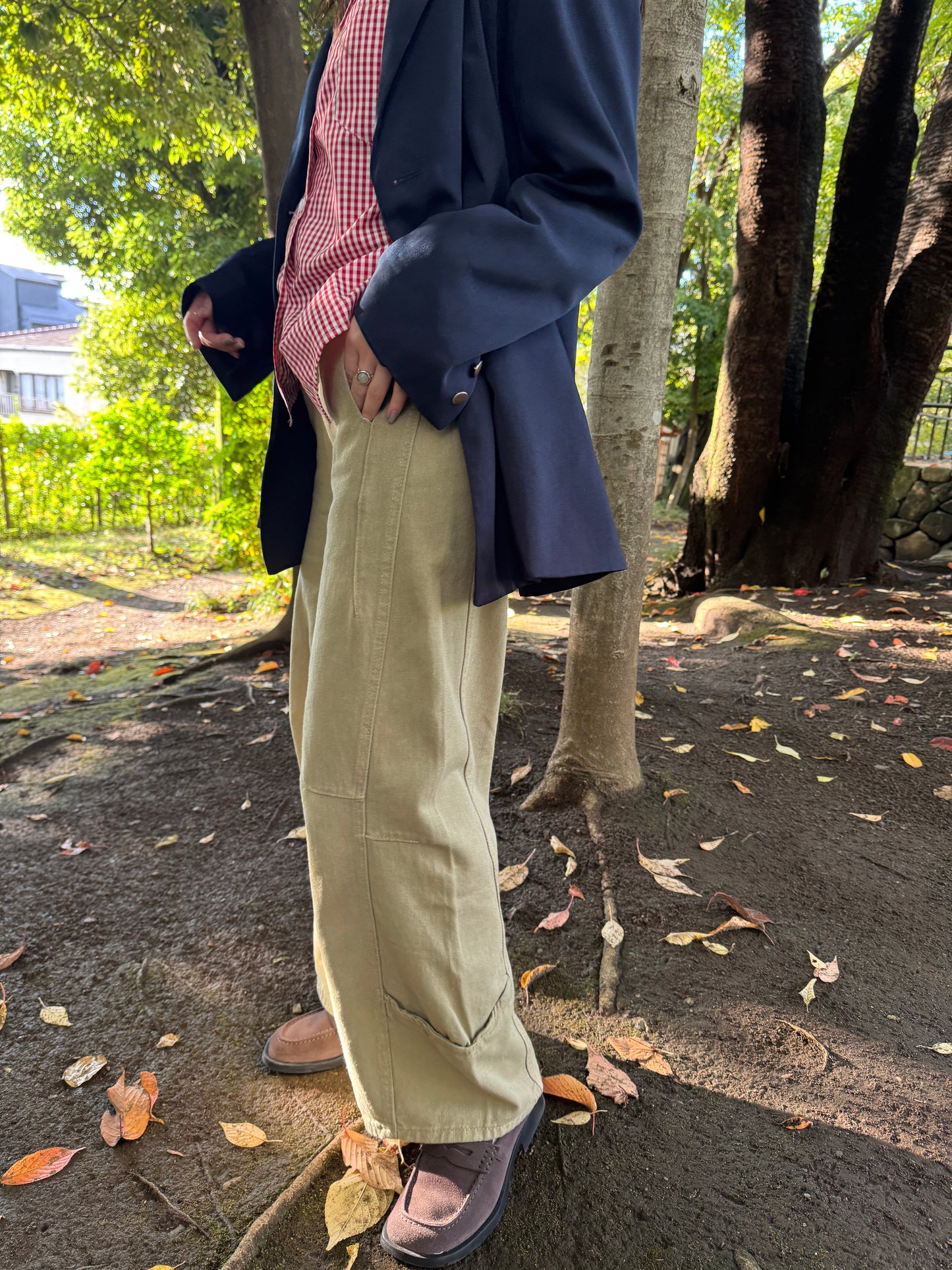 ワイドデザインチノパンツ DPB78202