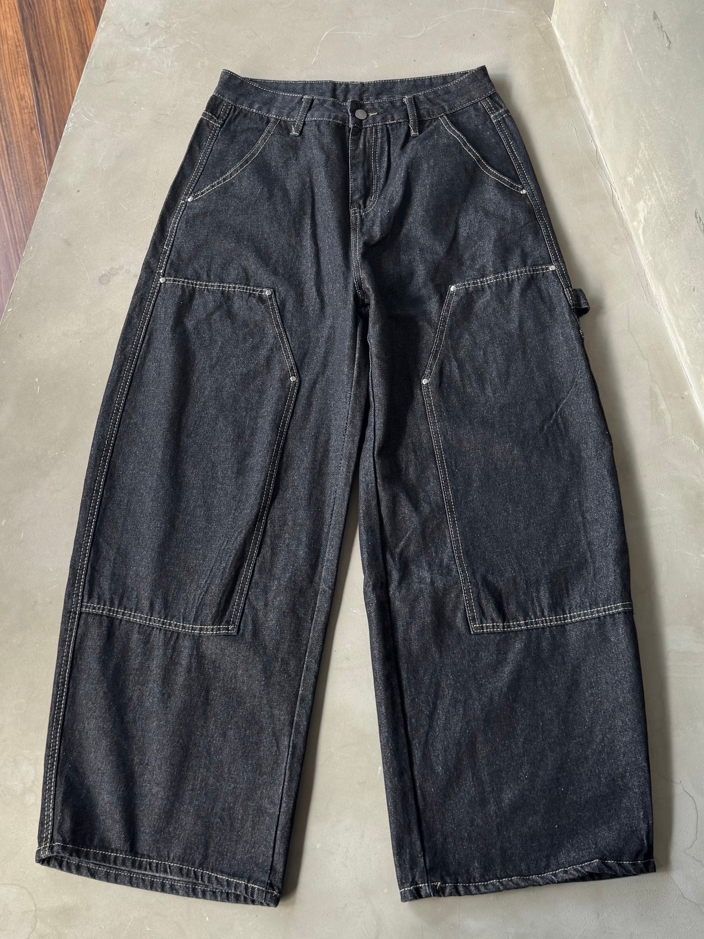 フロントステッチデザインデニムパンツ DPC05049