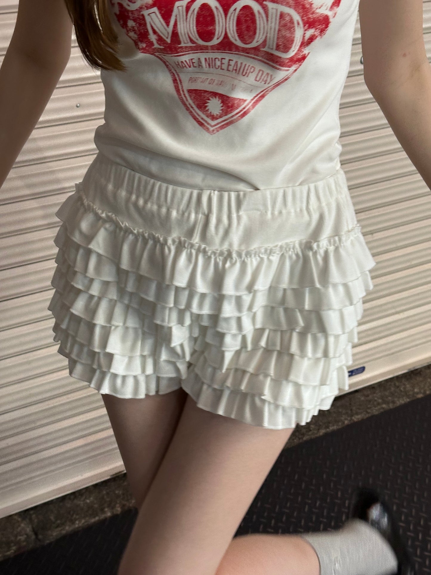 ギャザーティアードショートパンツ DPB81083