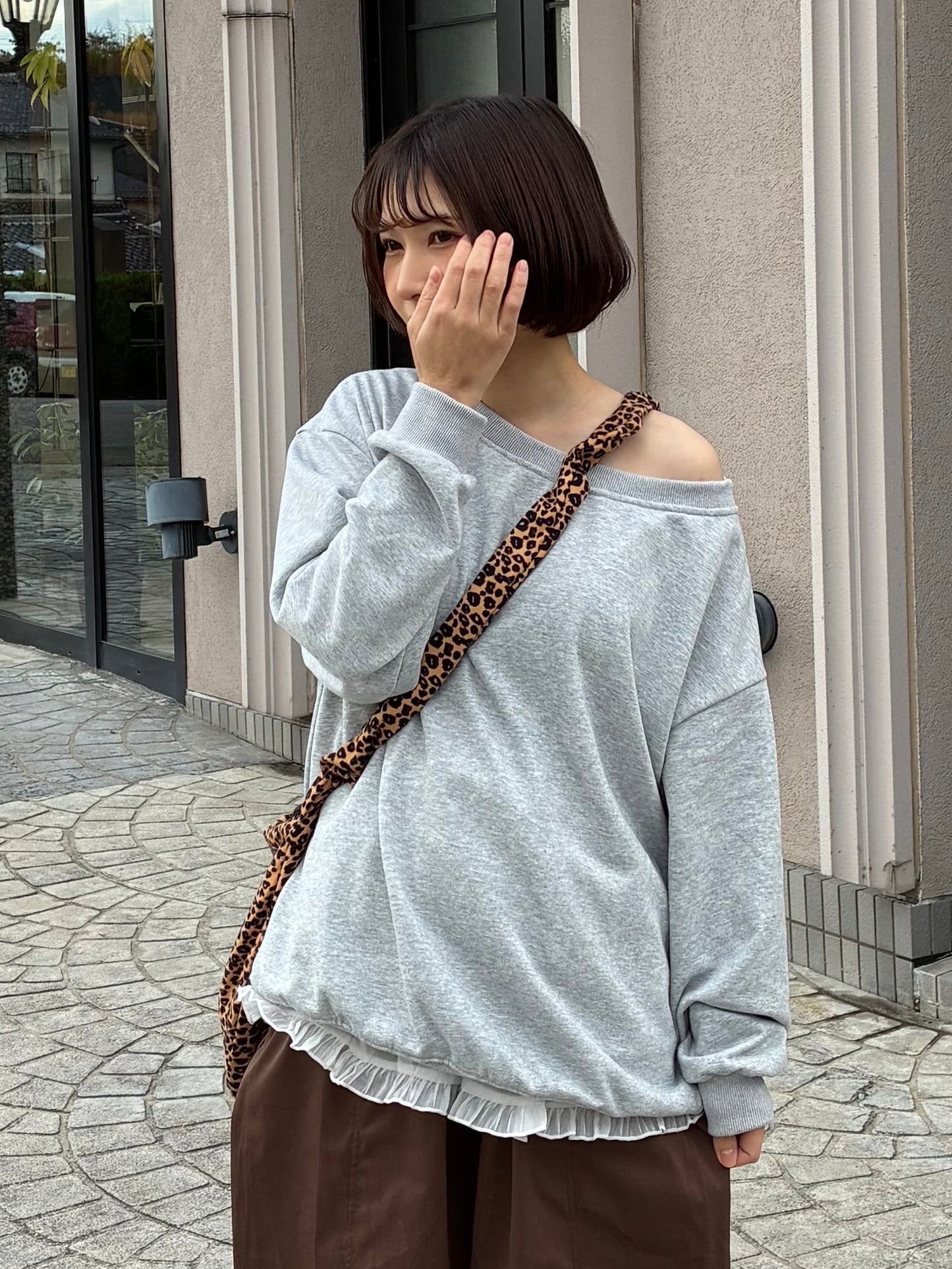 オフショルダースウェット DPA61443