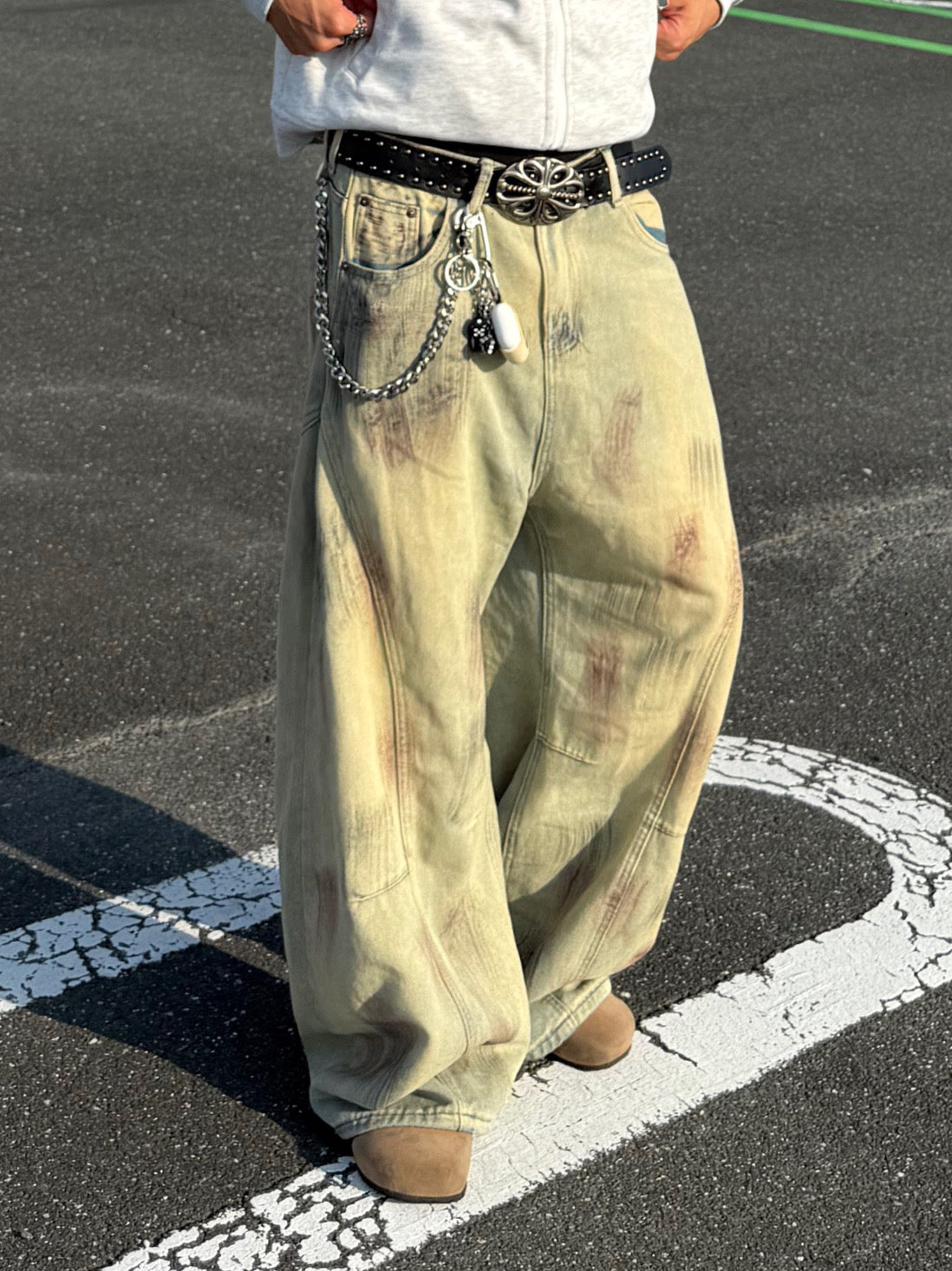 ダメージデザインデニムパンツ DPB90051