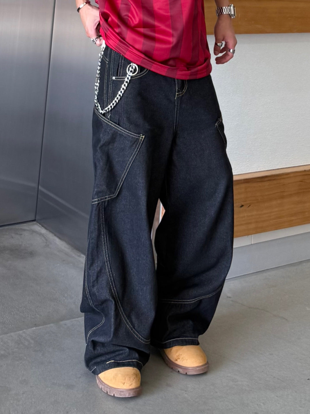 Kenshin_ブラックバルーンパンツ DPB73378