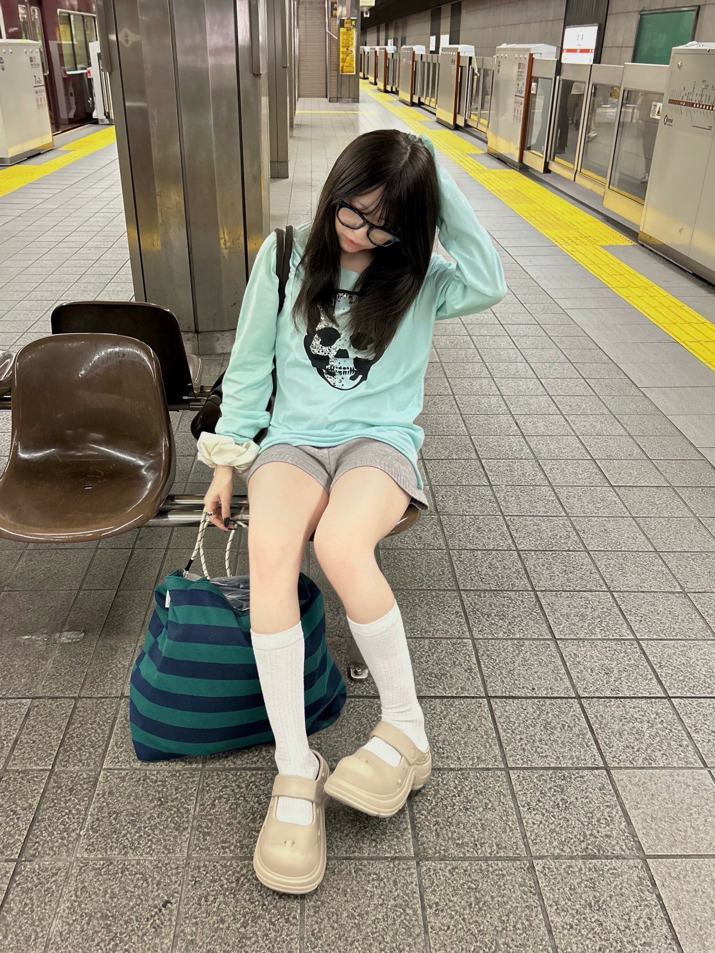 ニットショートパンツ DPB98054