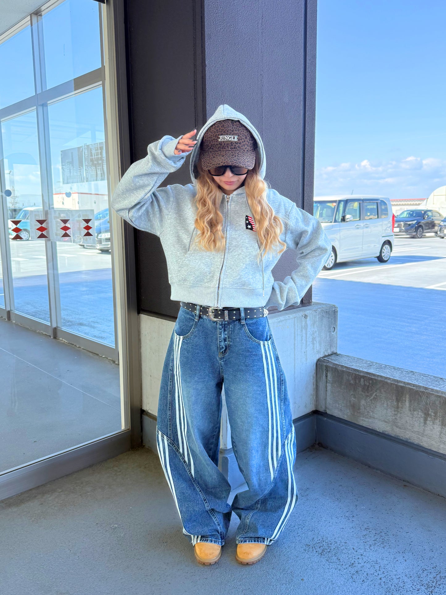 バルーンラインデニムパンツ DPB73531