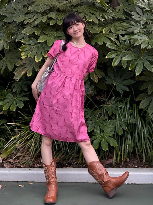 パフスリーブミニワンピース DPA43330