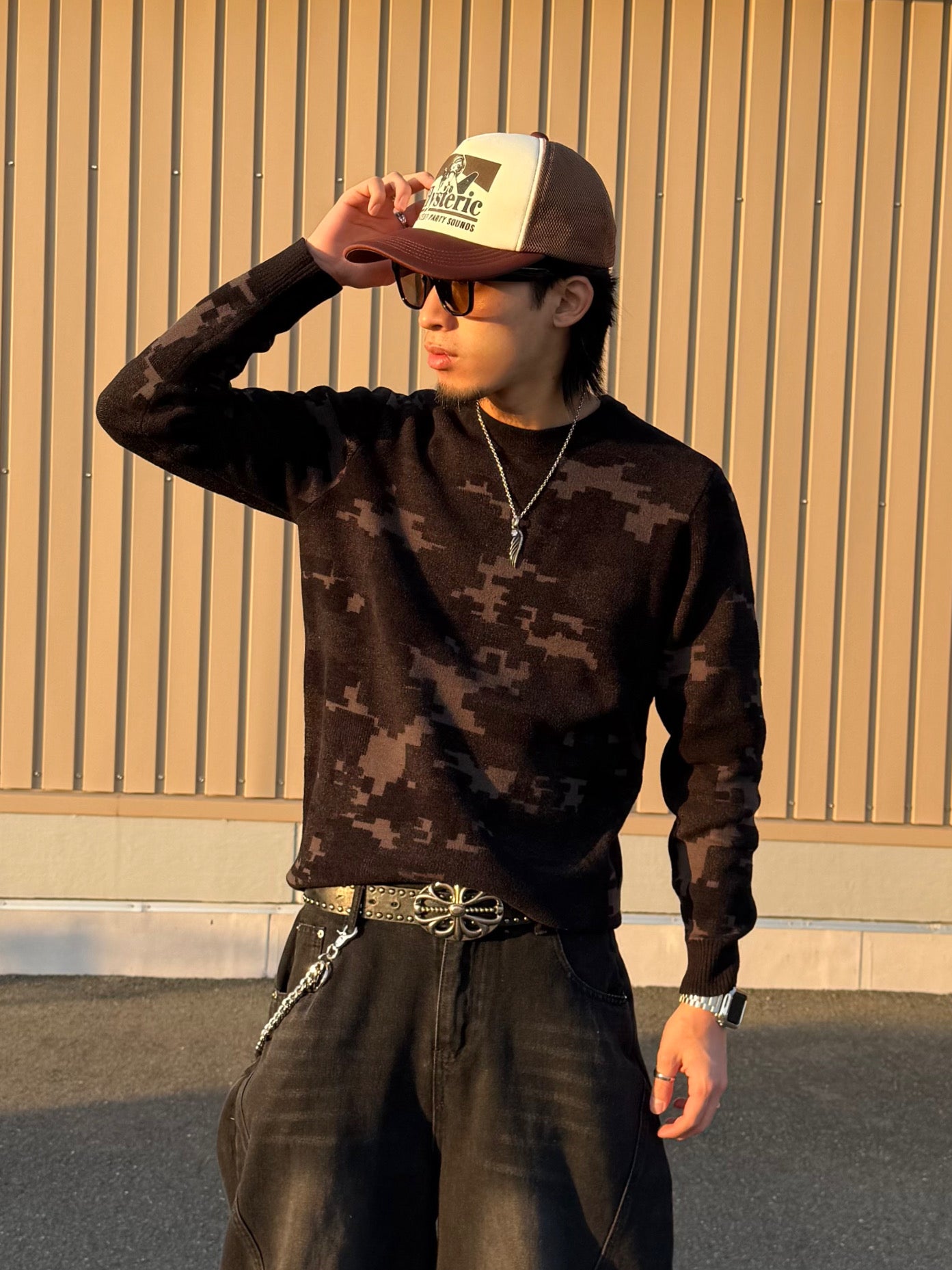 ユニークデザインニット DPB90149