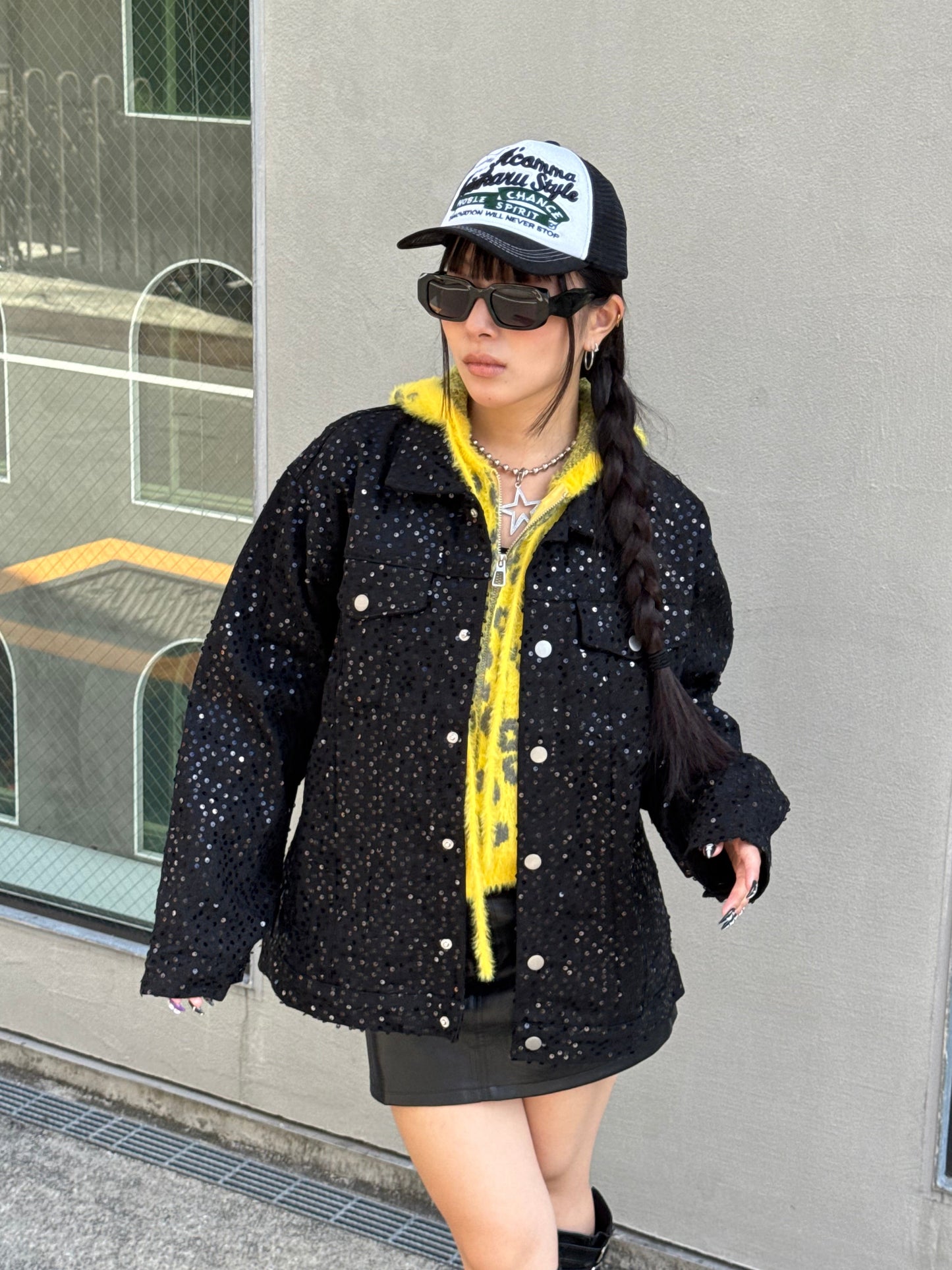 レオパードジップニット DPB86143