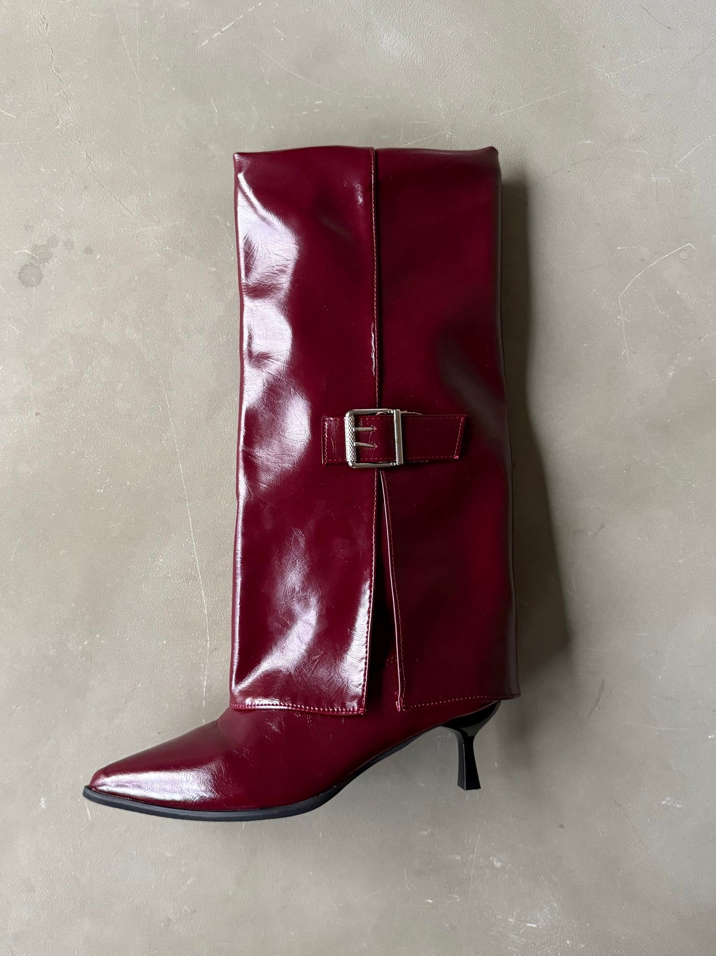 ボルドーバックルブーツ DPB86165