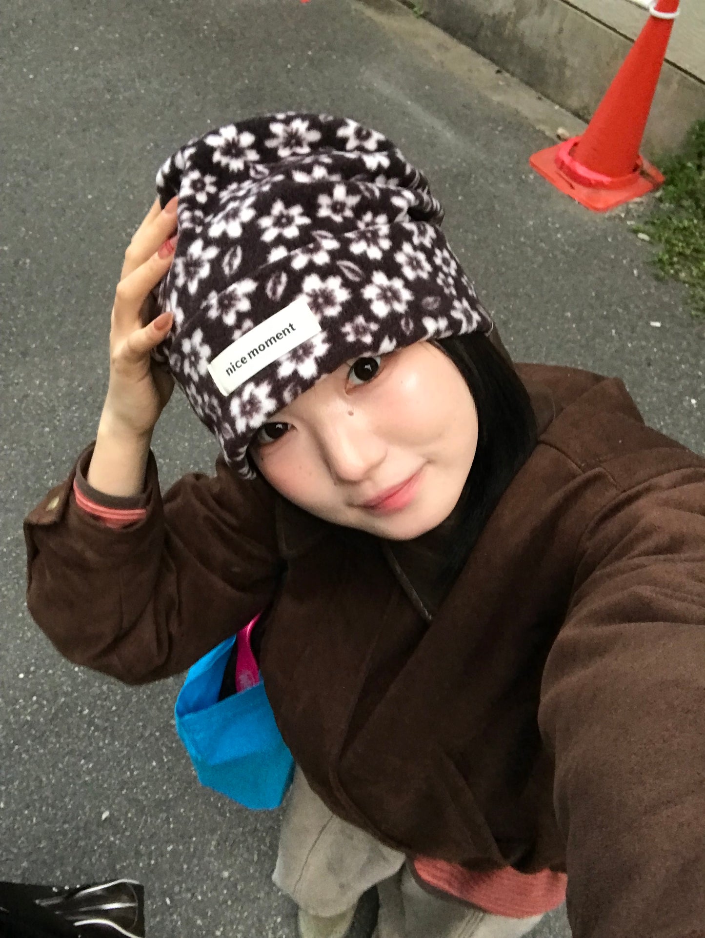 フリースフラワービーニー DPB85452