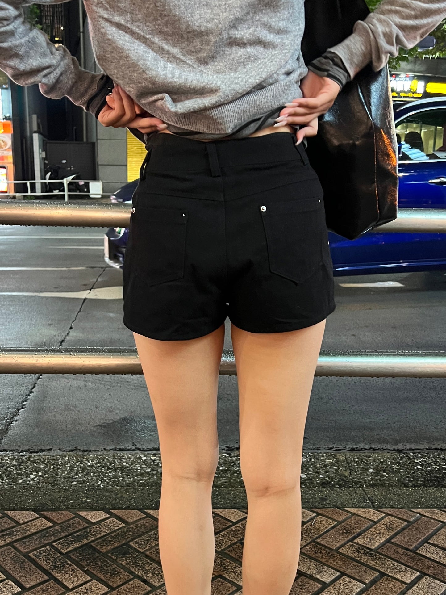 スタッツデニムショートパンツ DPB94012