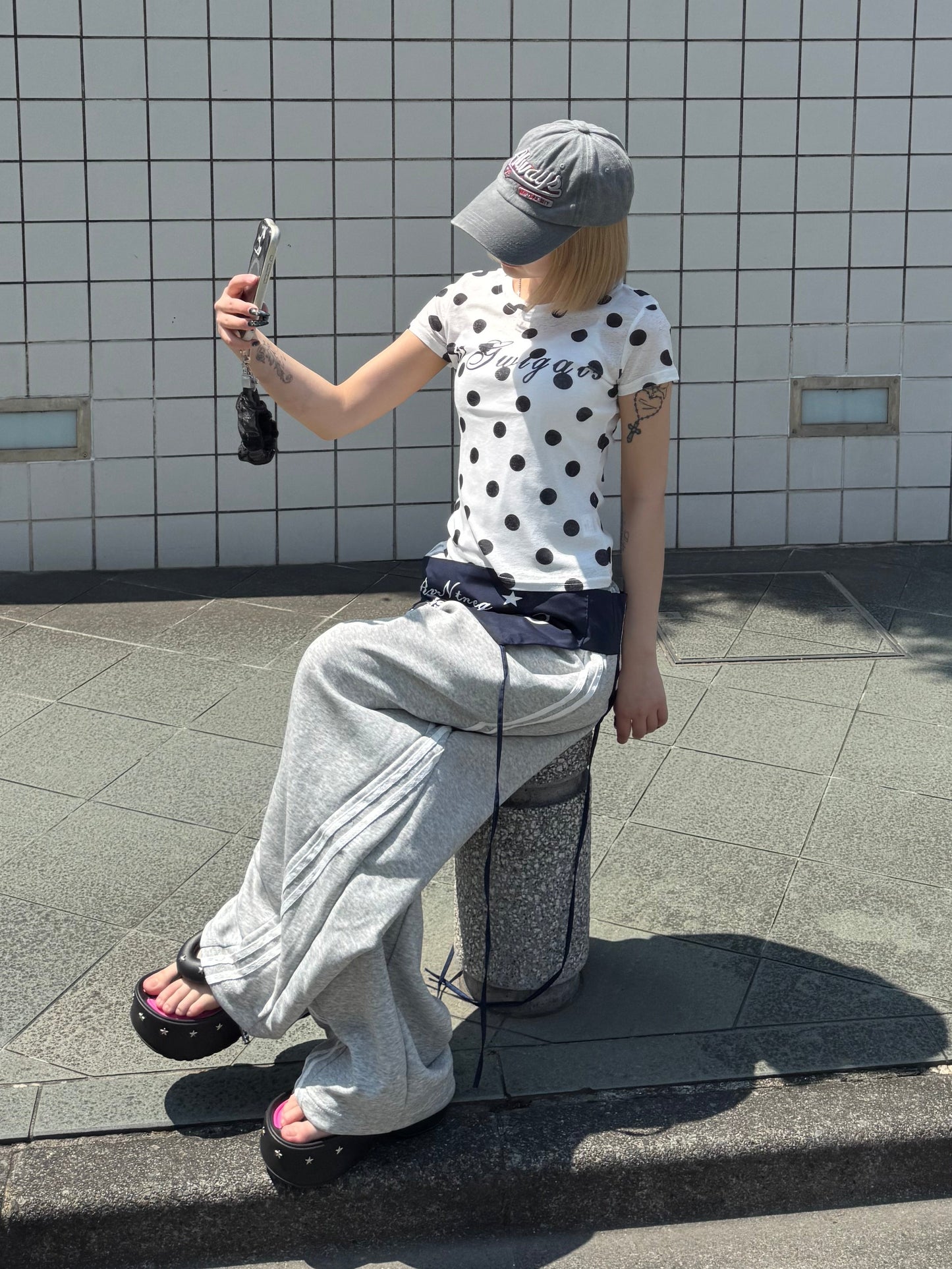 ドットナンバーミニTシャツ DPB86282
