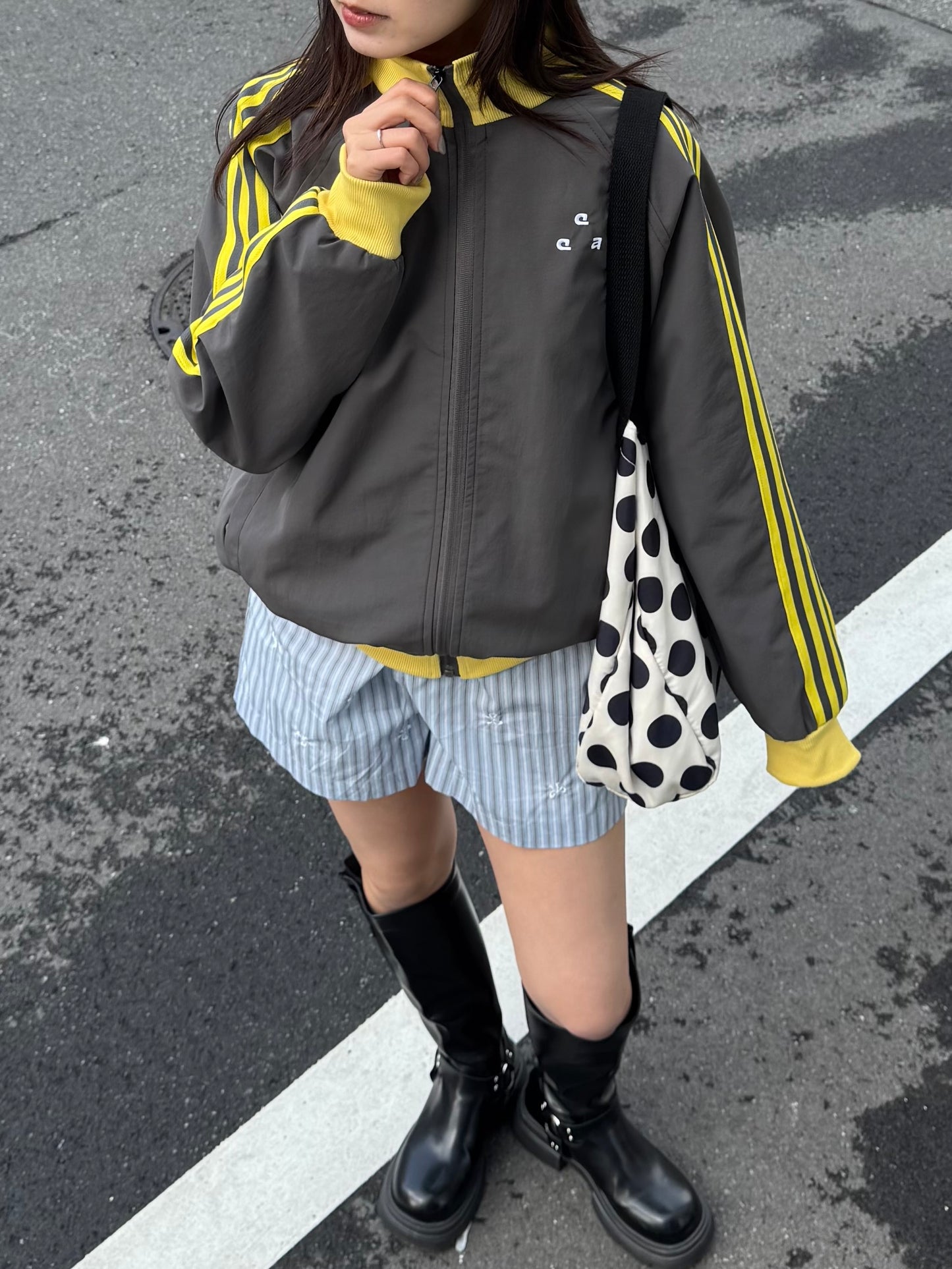 バイカラートラックジャケット DPB91089