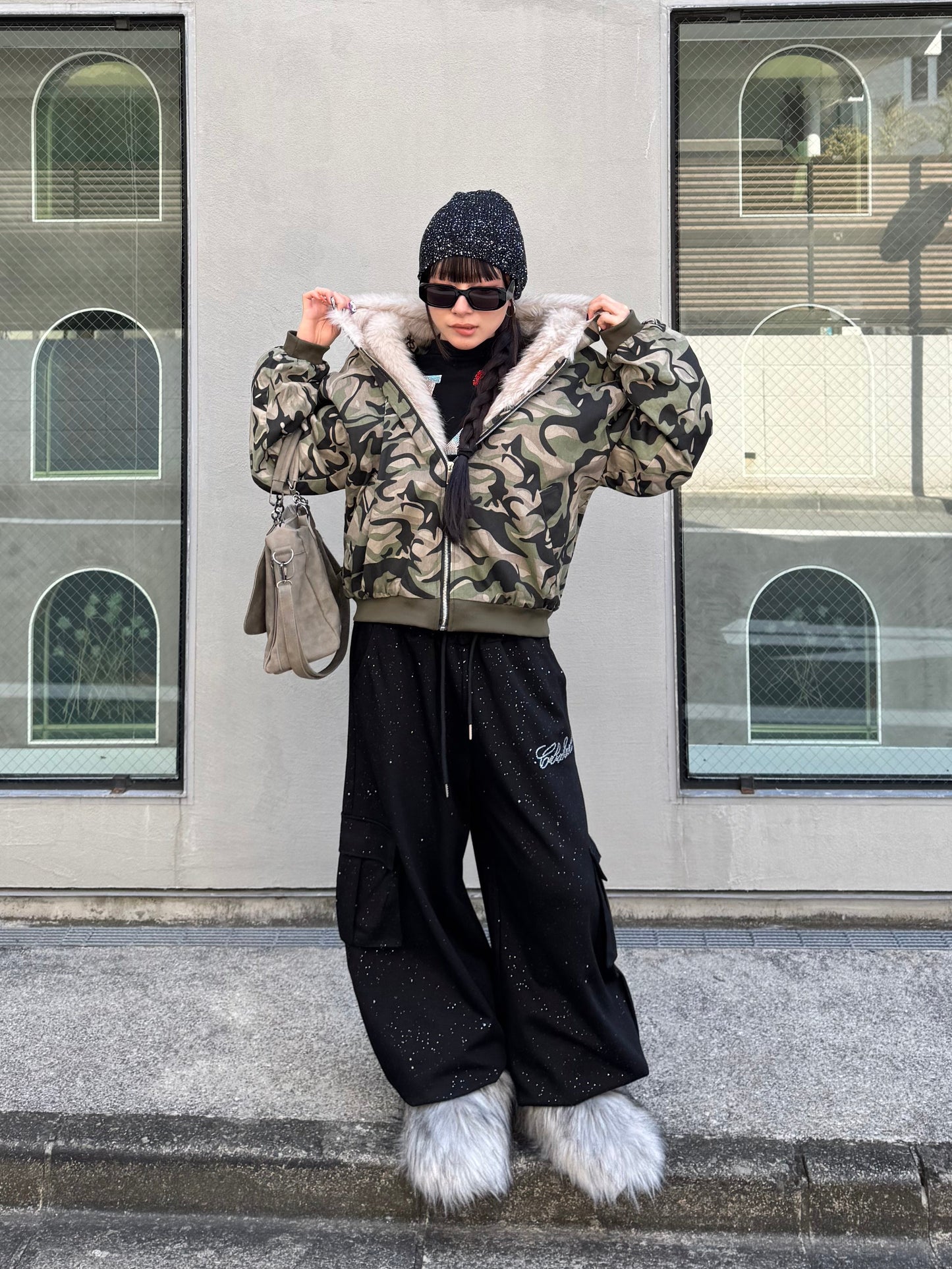 カモフラファーパーカー DPB86139