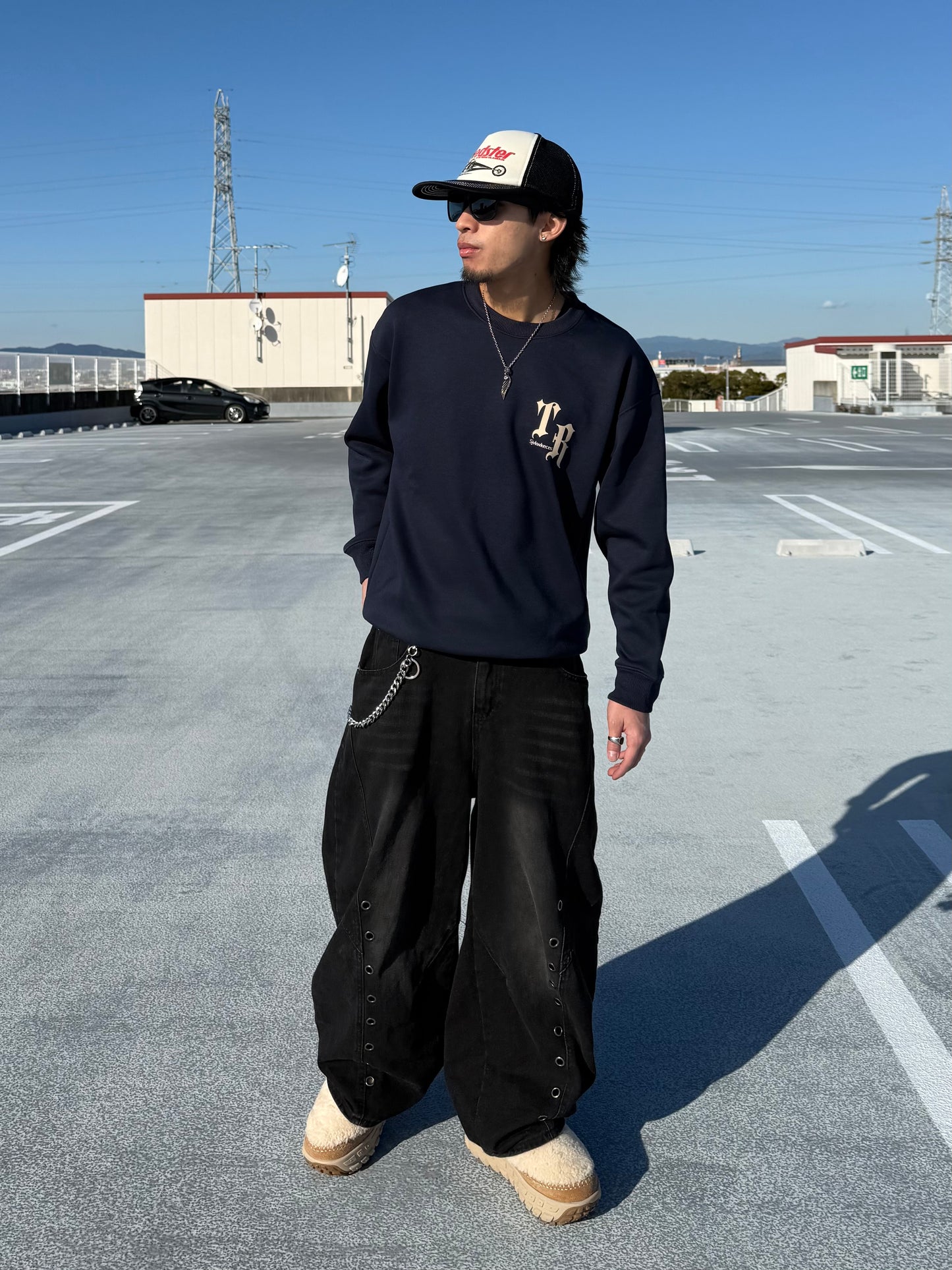 ユニセックスロゴスウェット DPB73563