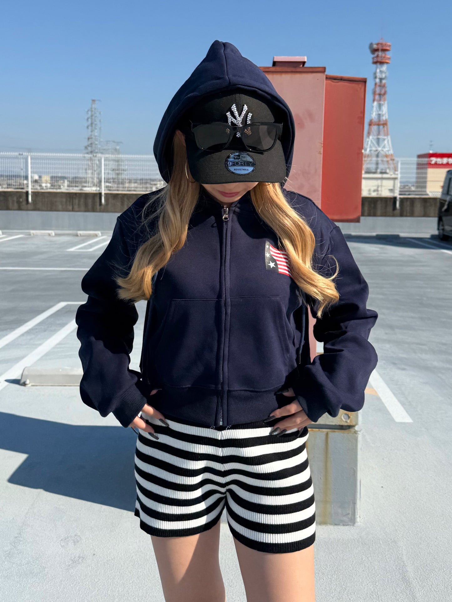 アメリカンプリントパーカー DPB73547