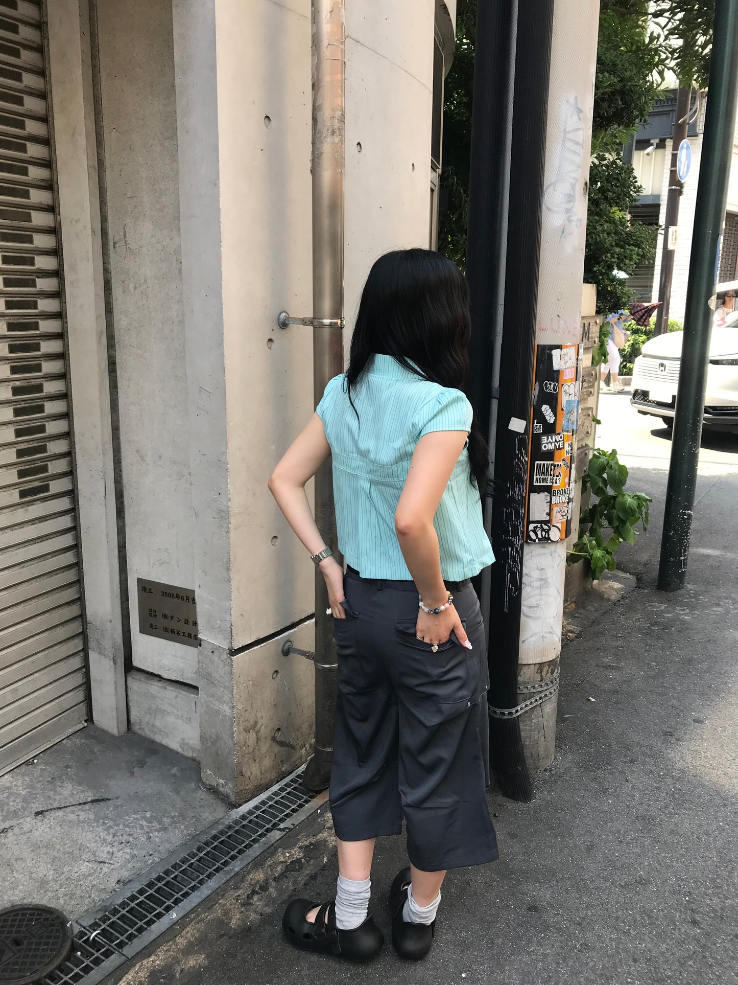 グレーフォーマルハーフパンツ DPB89302