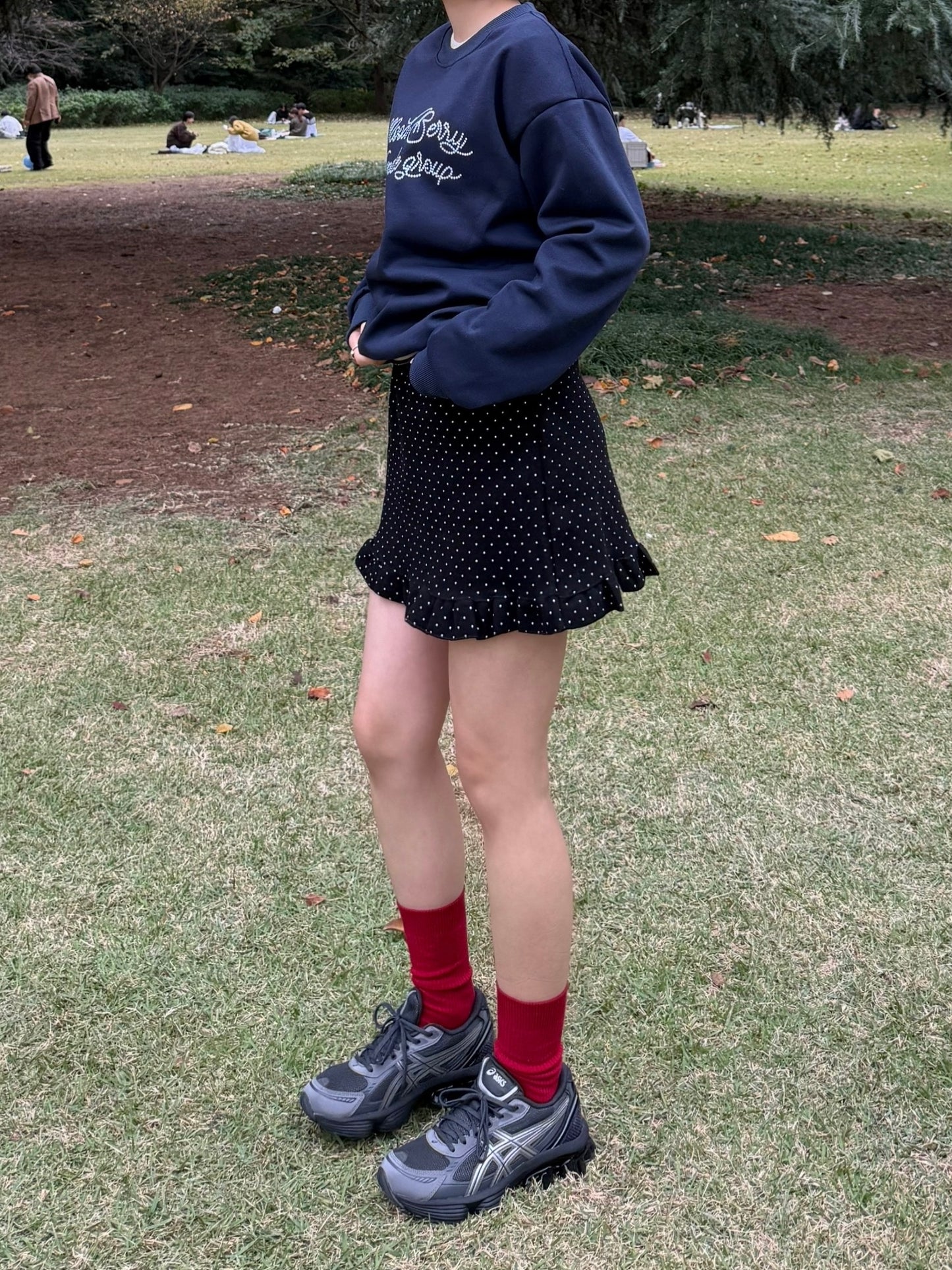 ドットミニフリルスカート DPB93041